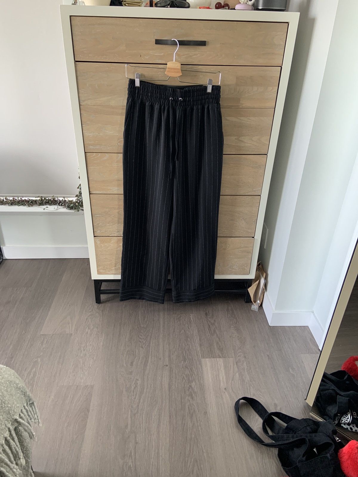 Ganni Ganni Pinstripe Pants Size 27" / US 4 / IT 40 - 1 Thumbnail
