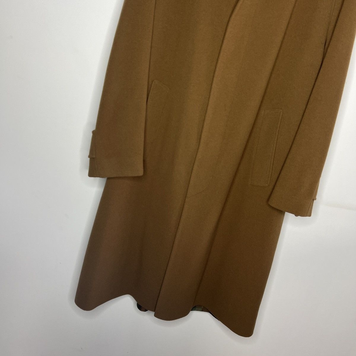 Bugatti Wool Cashmere Brown Vintage Coat Trench Bugatti 90s Size US L / EU 52-54 / 3 - 3 Thumbnail