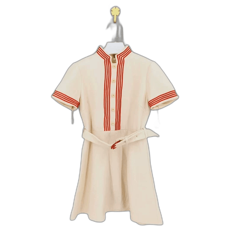 Gucci gucci striped belted a-line dress for women-2507 Size US 38 / EU 54 - 1 Thumbnail