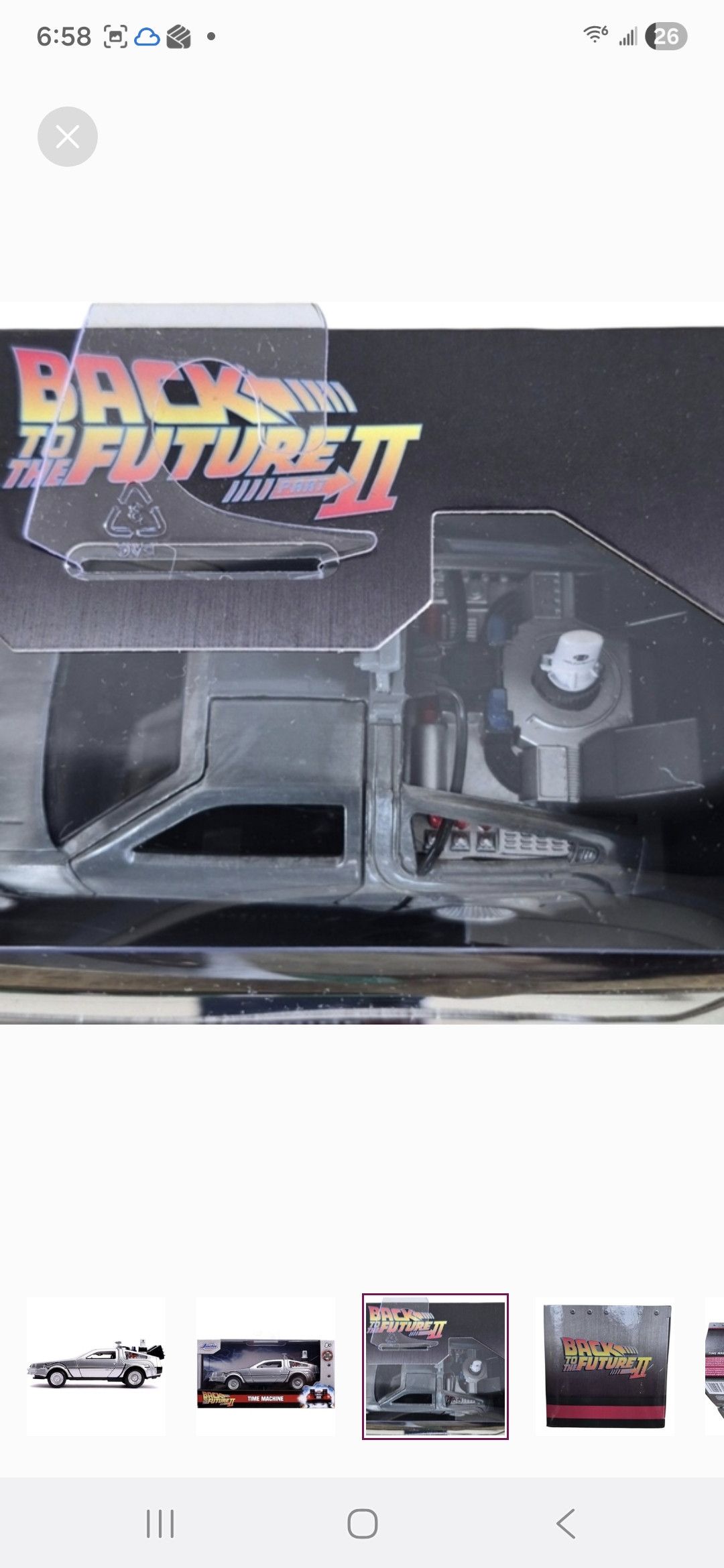 Other BACK TO THE FUTURE TIME MACHINE II DIE-CAST-Jadatoys Size ONE SIZE - 3 Thumbnail