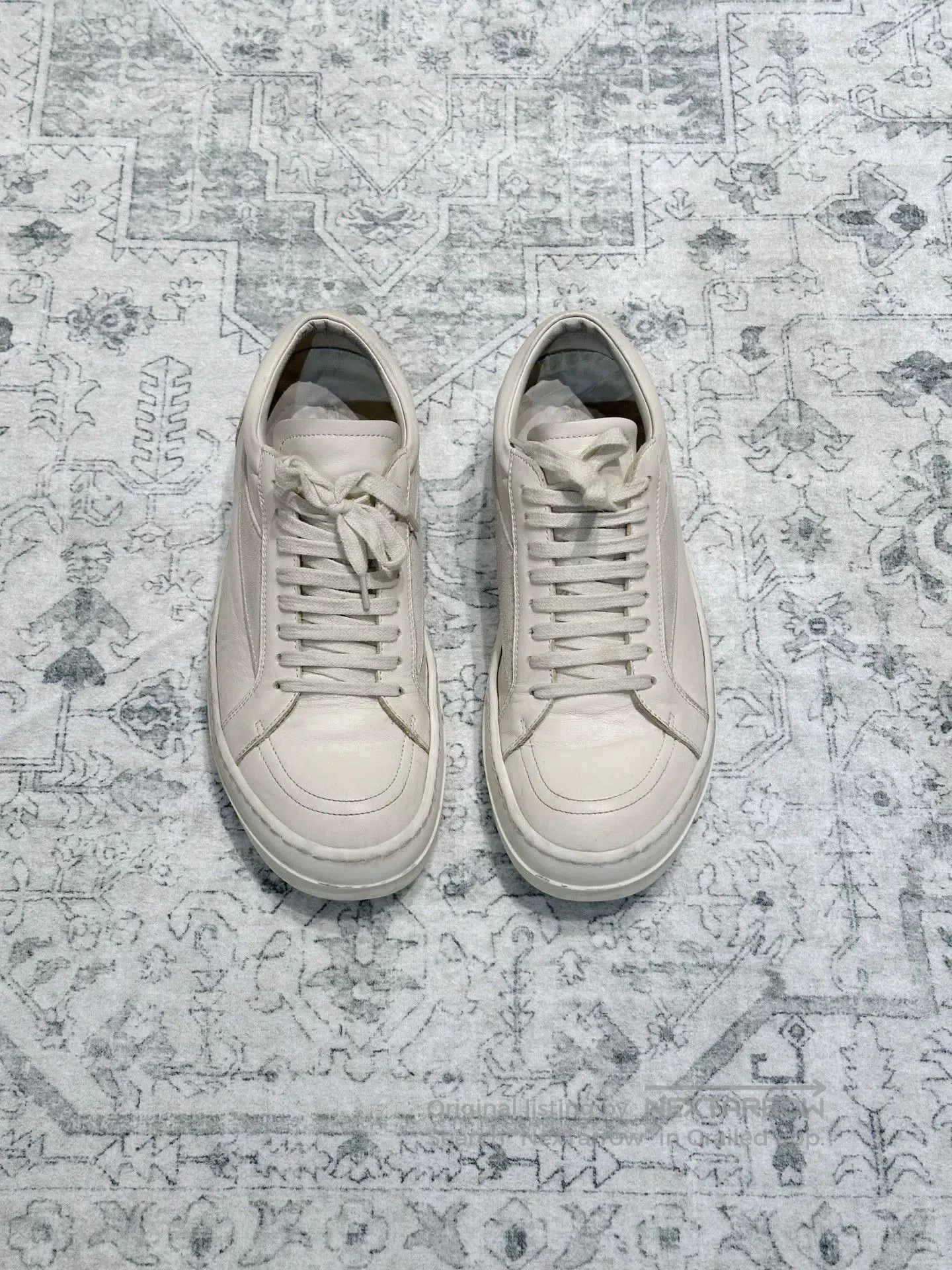 Rick Owens Rick Owens Low-Top White Shoes. Size US 8 / EU 41 - 2 Thumbnail