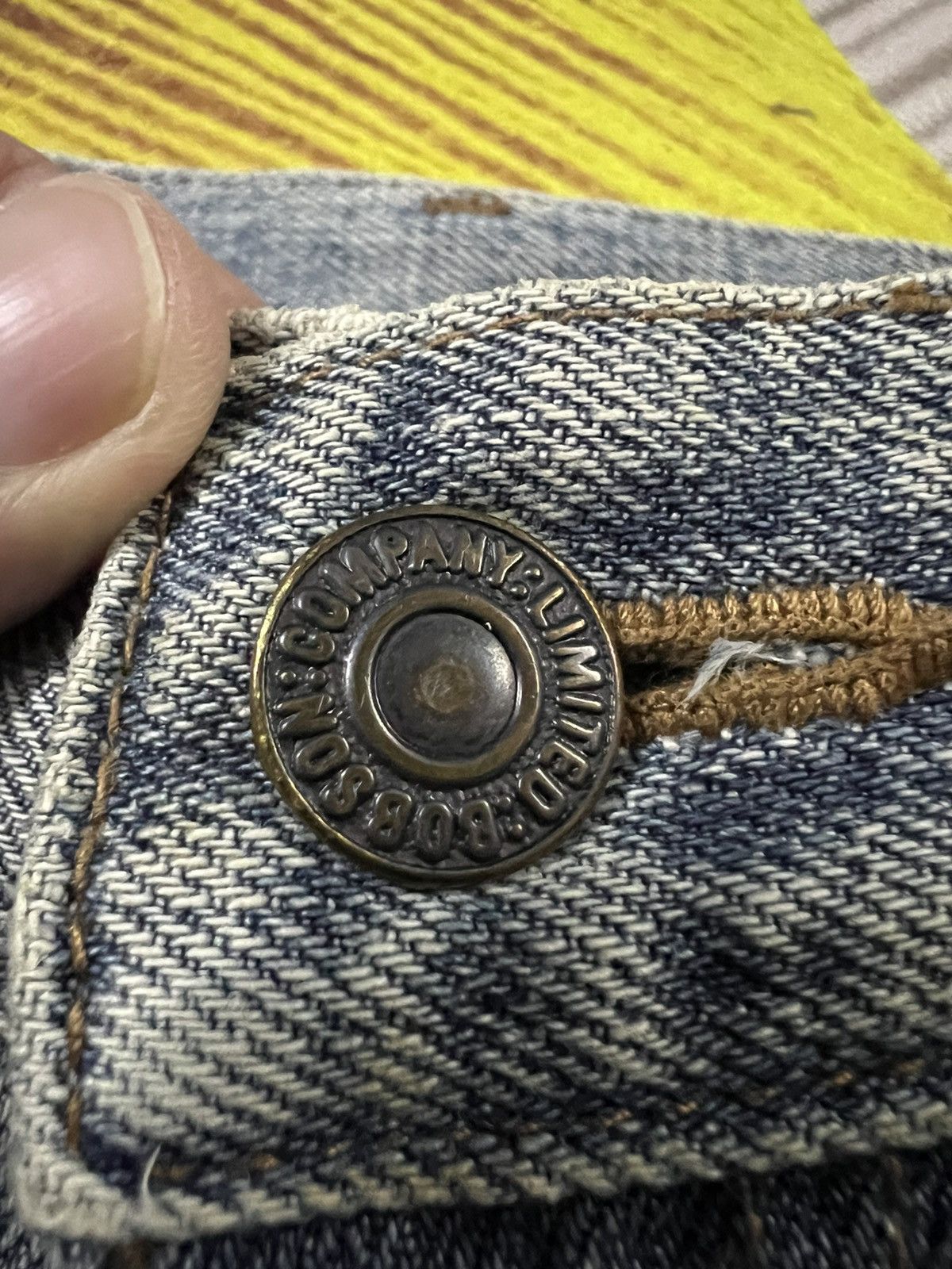 If Six Was Nine × Japanese Brand 💥FLARE💥VINTAGE 90’S BOBSON SINGLE R DISTRESSED JEANS Size US 29 - 9 Thumbnail