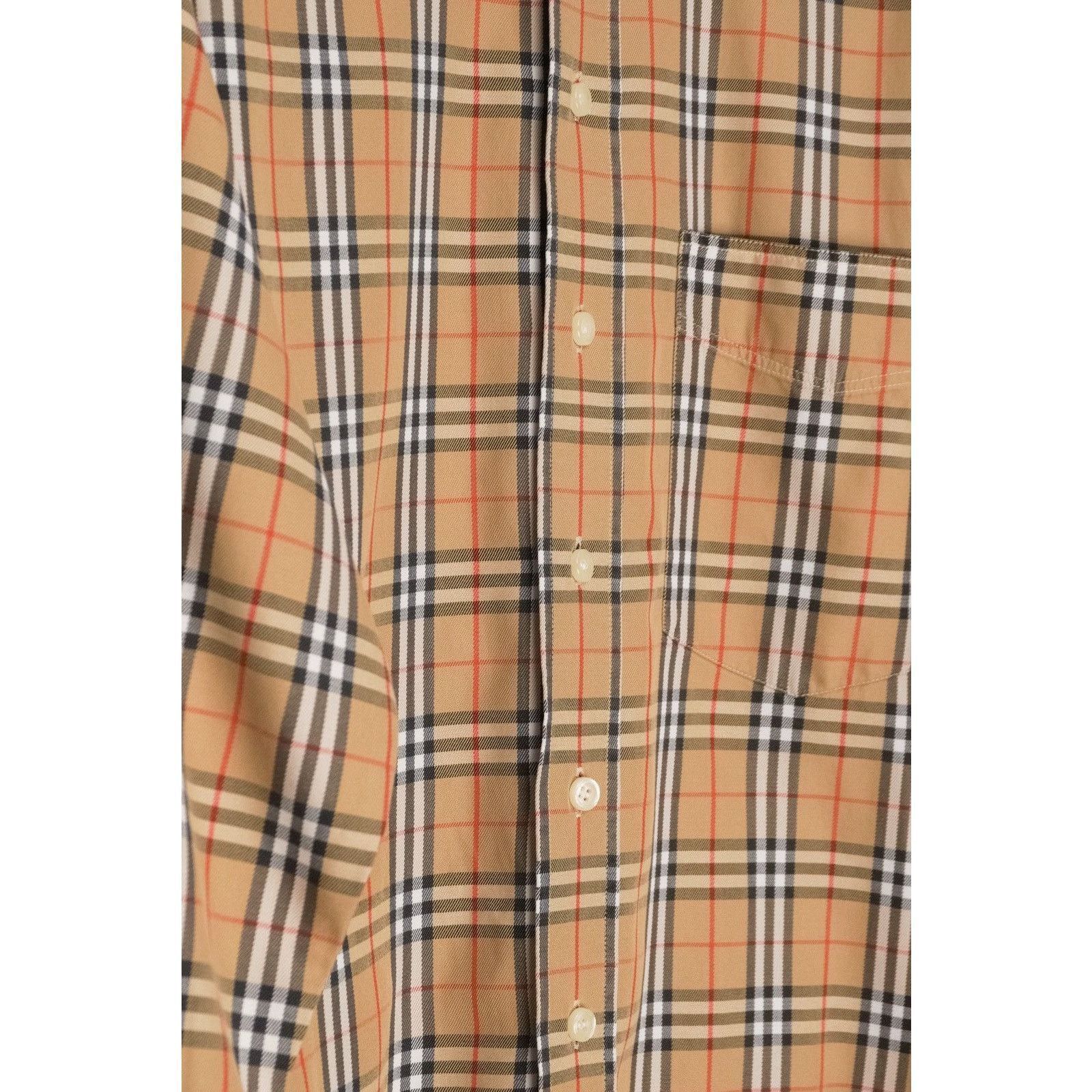 Burberry Vintage burberry classic check nova brown long sleeve shirt Size US L / EU 52-54 / 3 - 4 Thumbnail