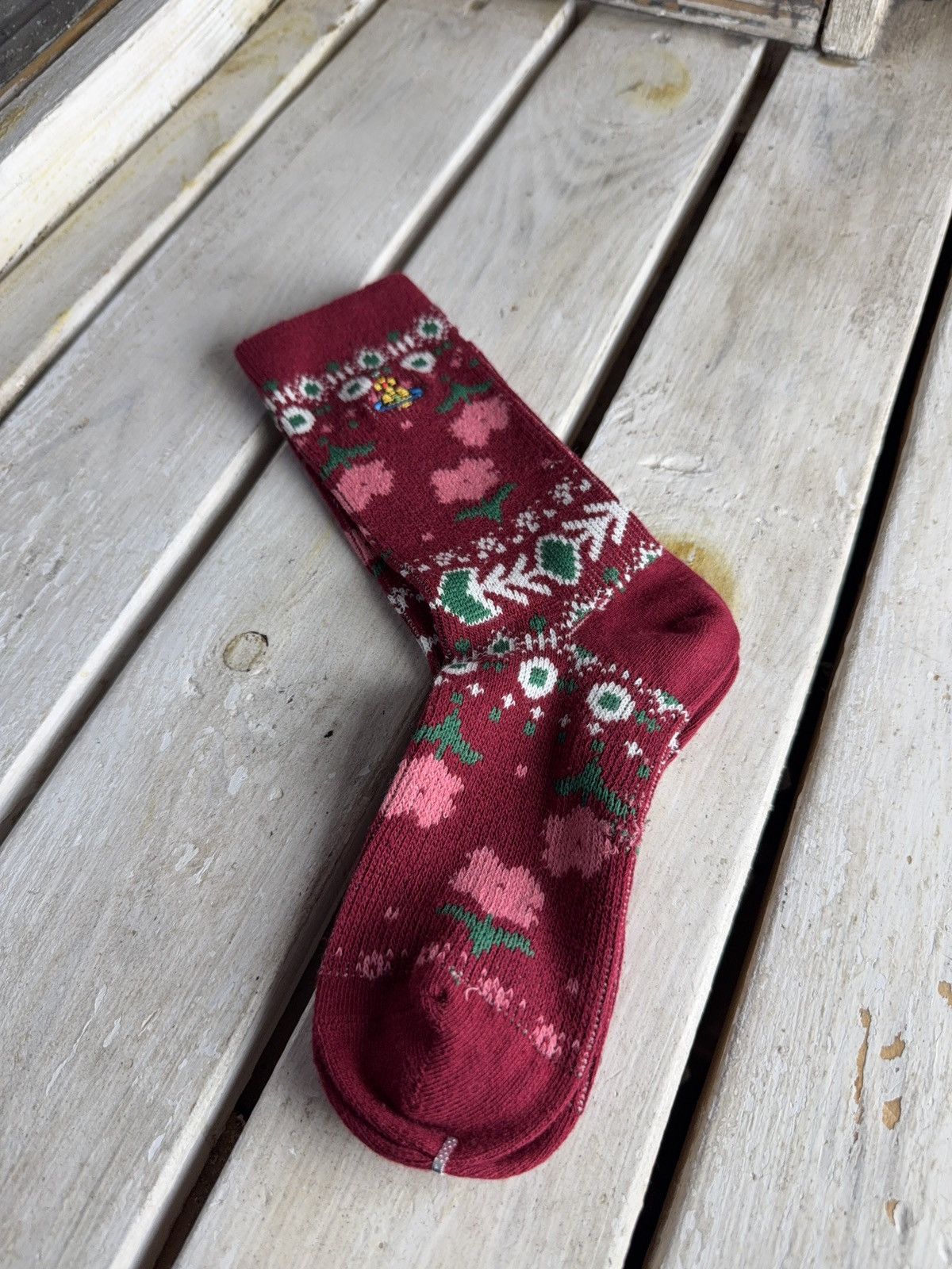 Vivienne Westwood NWT Archive Vivienne Westwood Japan Luxury Orb Logo Socks Size ONE SIZE - 1 Thumbnail
