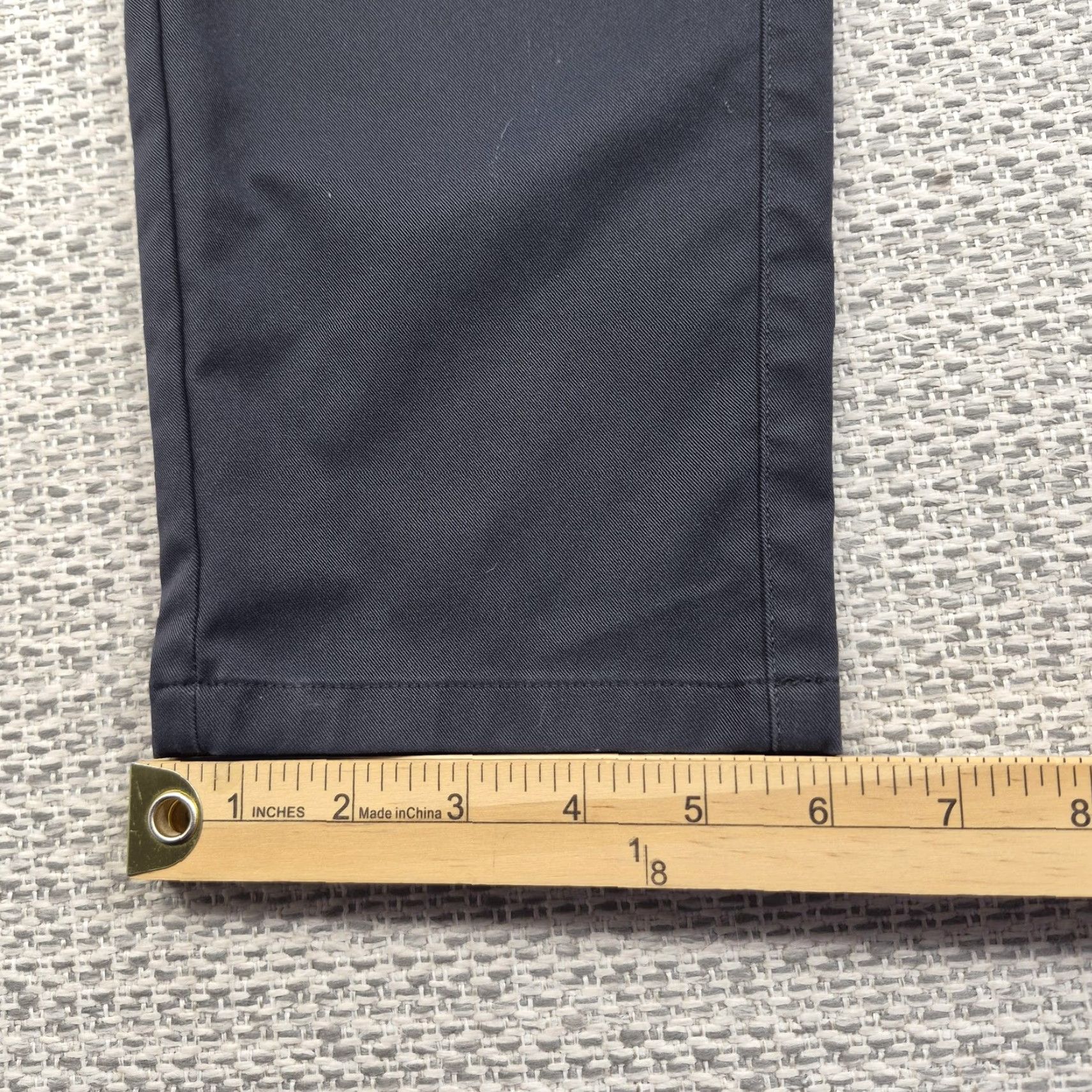 Vintage Jack Archer Pants Mens 29x30 Space Black Chino Flat Front Zip Pocket Regular Size US 29 - 4 Thumbnail