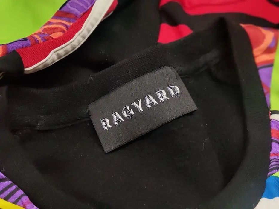 Handmade Rare Ragyard Handmade Aut football patchwork Sweatshirt Size US L / EU 52-54 / 3 - 8 Thumbnail