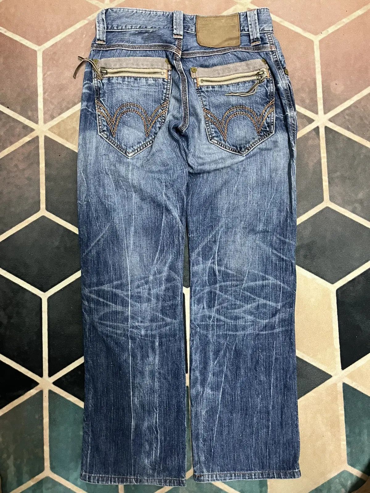 Edwin Edwin Crazy Faded Jeans Size US 29 - 13 Thumbnail