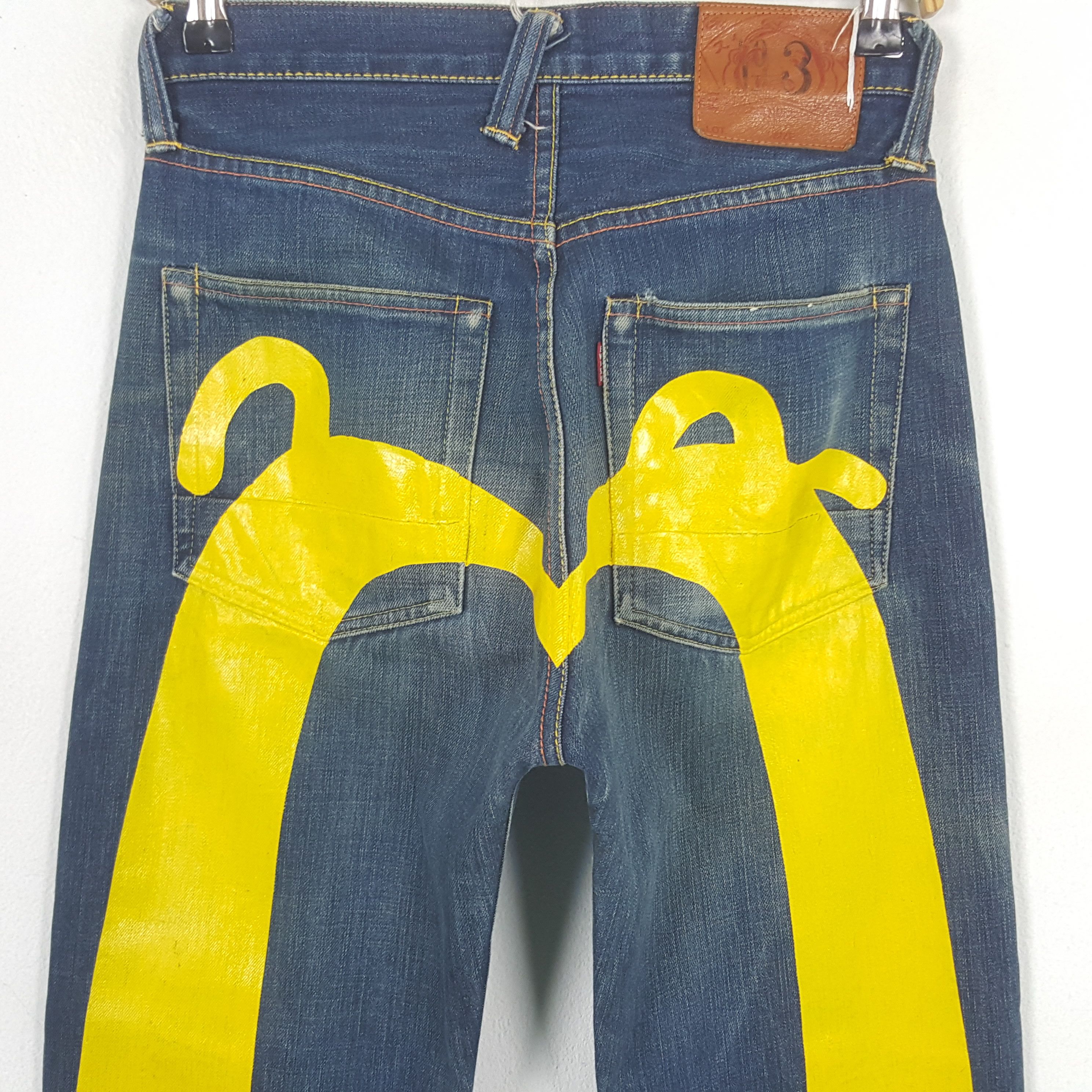Evisu × Japanese Brand Vintage Evisu Japan Custom Daicock Art Denim Jeans Size US 28 / EU 44 - 2 Thumbnail