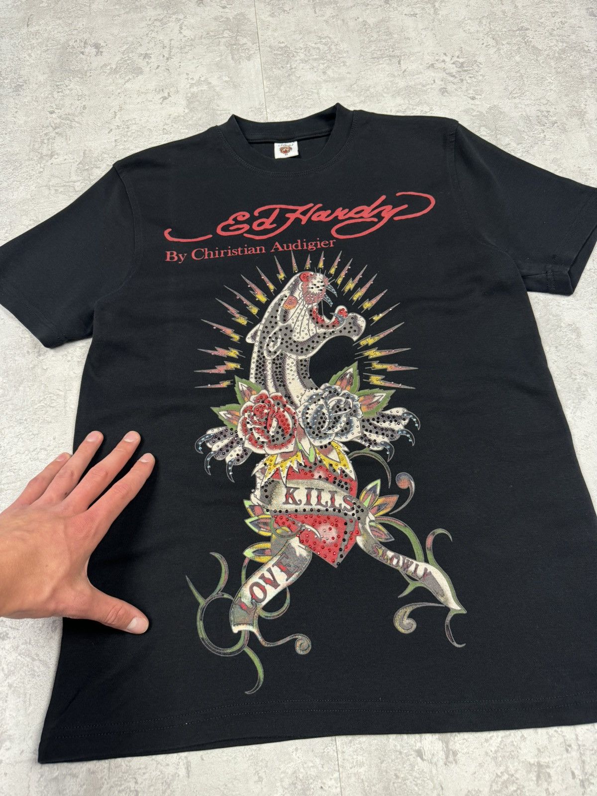 Ed Hardy Vintage Ed Hardy By Christian Audigier Tiger Logo T-Shirt Size US M / EU 48-50 / 2 - 4 Thumbnail