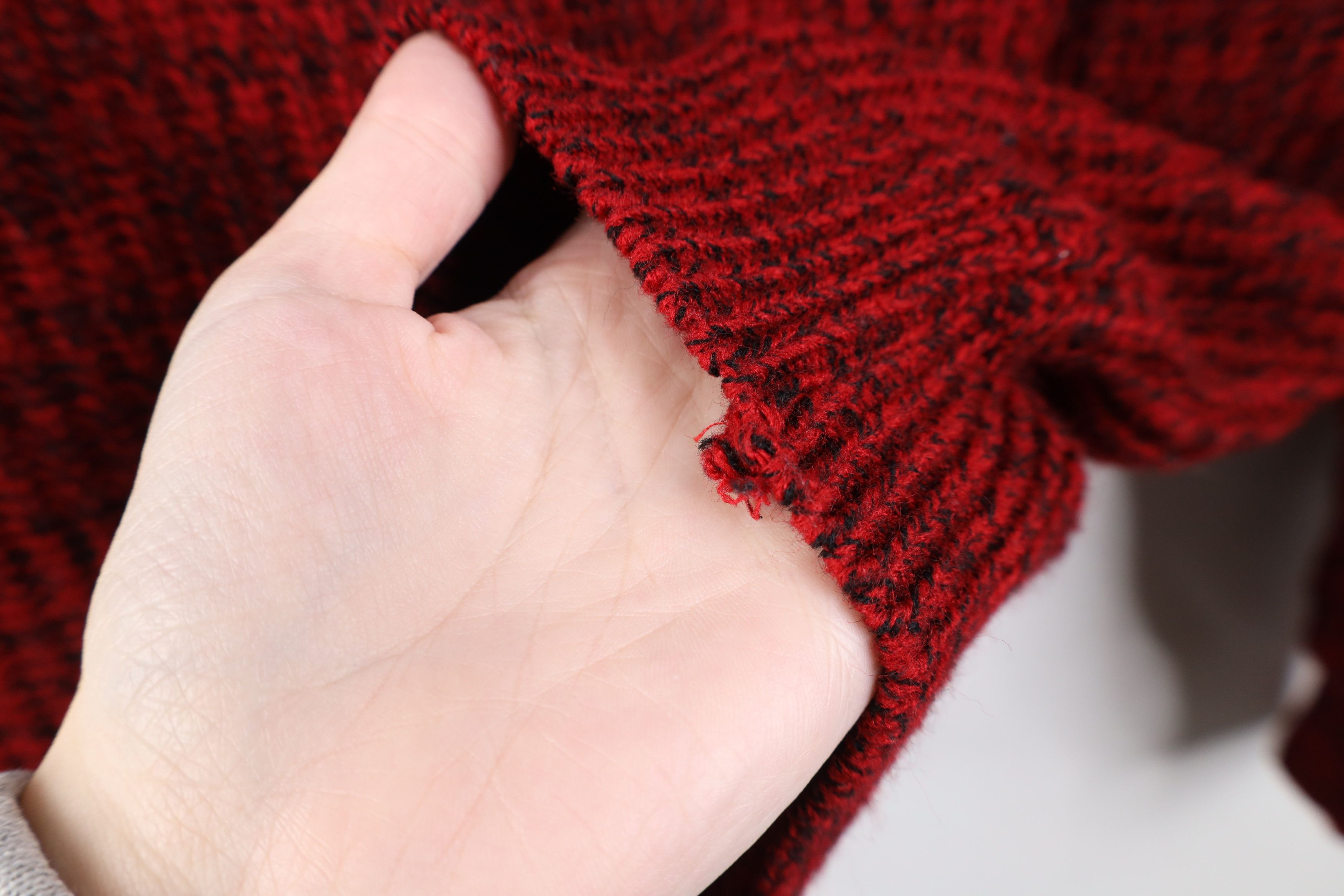 Vintage Vintage 90s Streetwear Chunky Ribbed Knit Crewneck Sweater Size S / US 4 / IT 40 - 5 Thumbnail