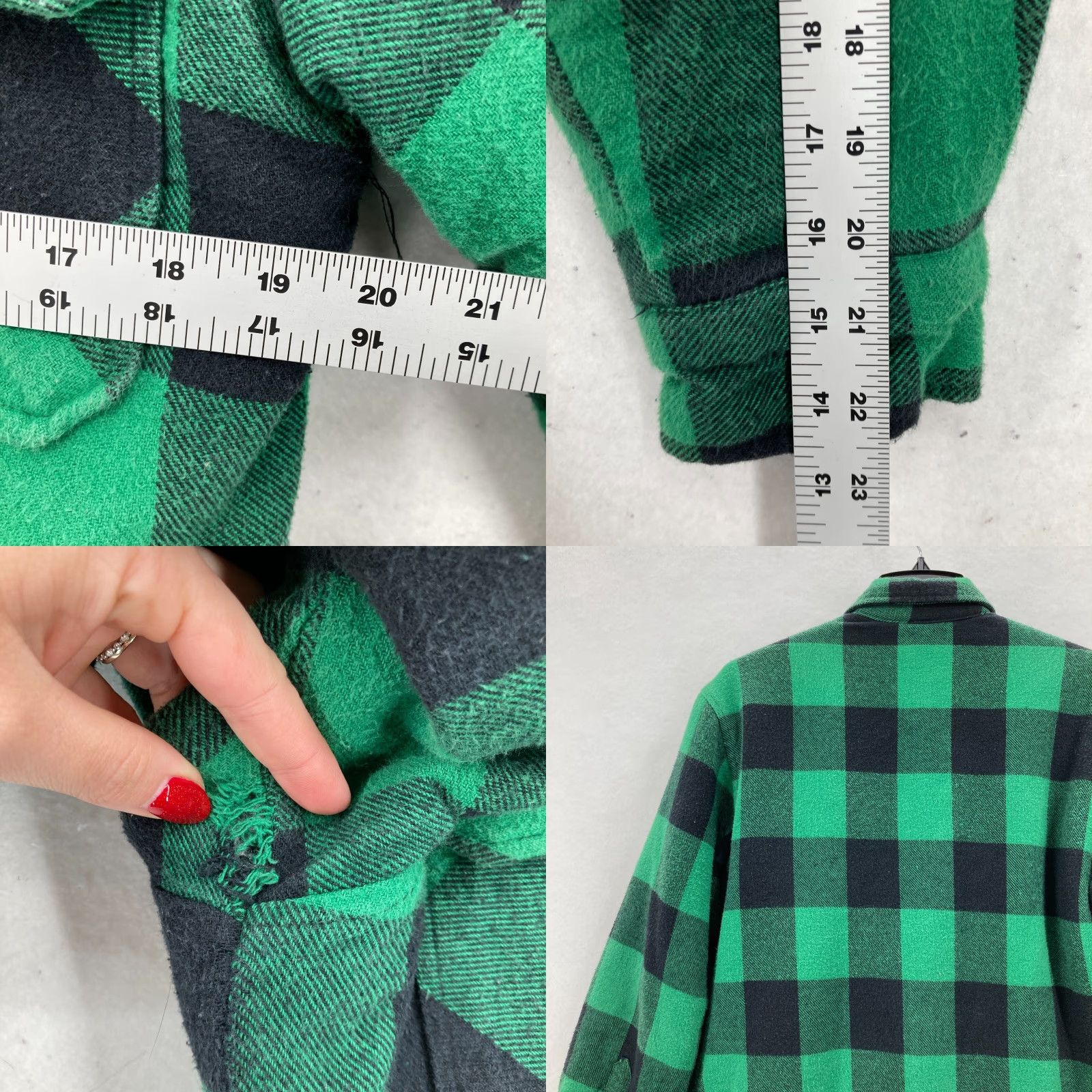 Rothco Rothco Buffalo Plaid Flannel Shirt Jacket Shacket Mens Small Green Size US S / EU 44-46 / 1 - 8 Thumbnail