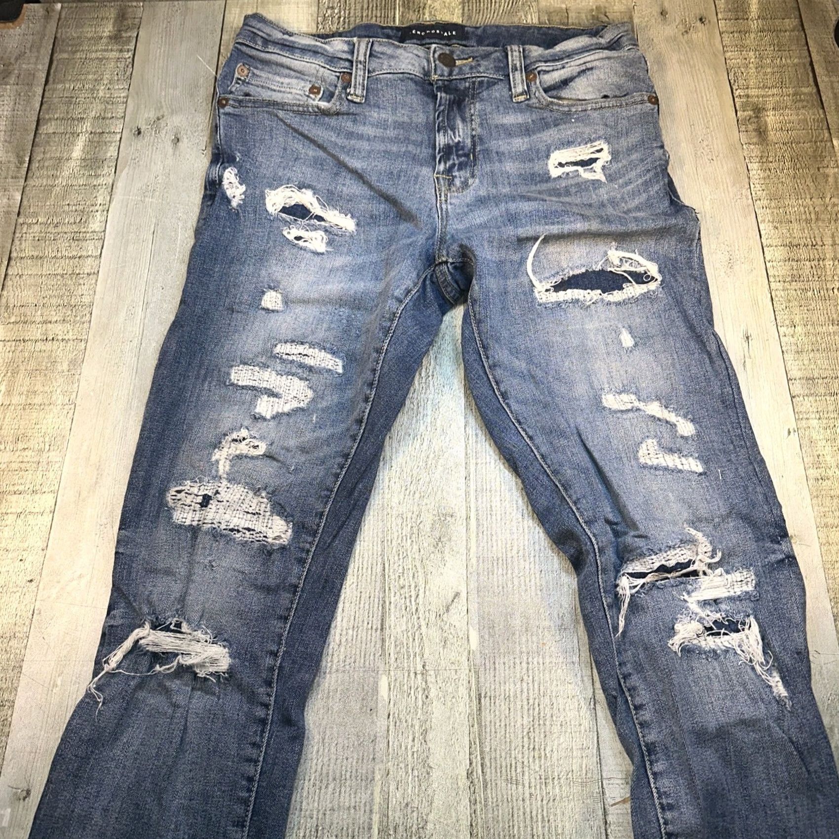 Vintage VINTAGE? Aero Jeans Men’s Super Skinny 30 X30 Jeans 30 Blue Mens Skinny Aero jeans? Size US 30 / EU 46 - 2 Thumbnail