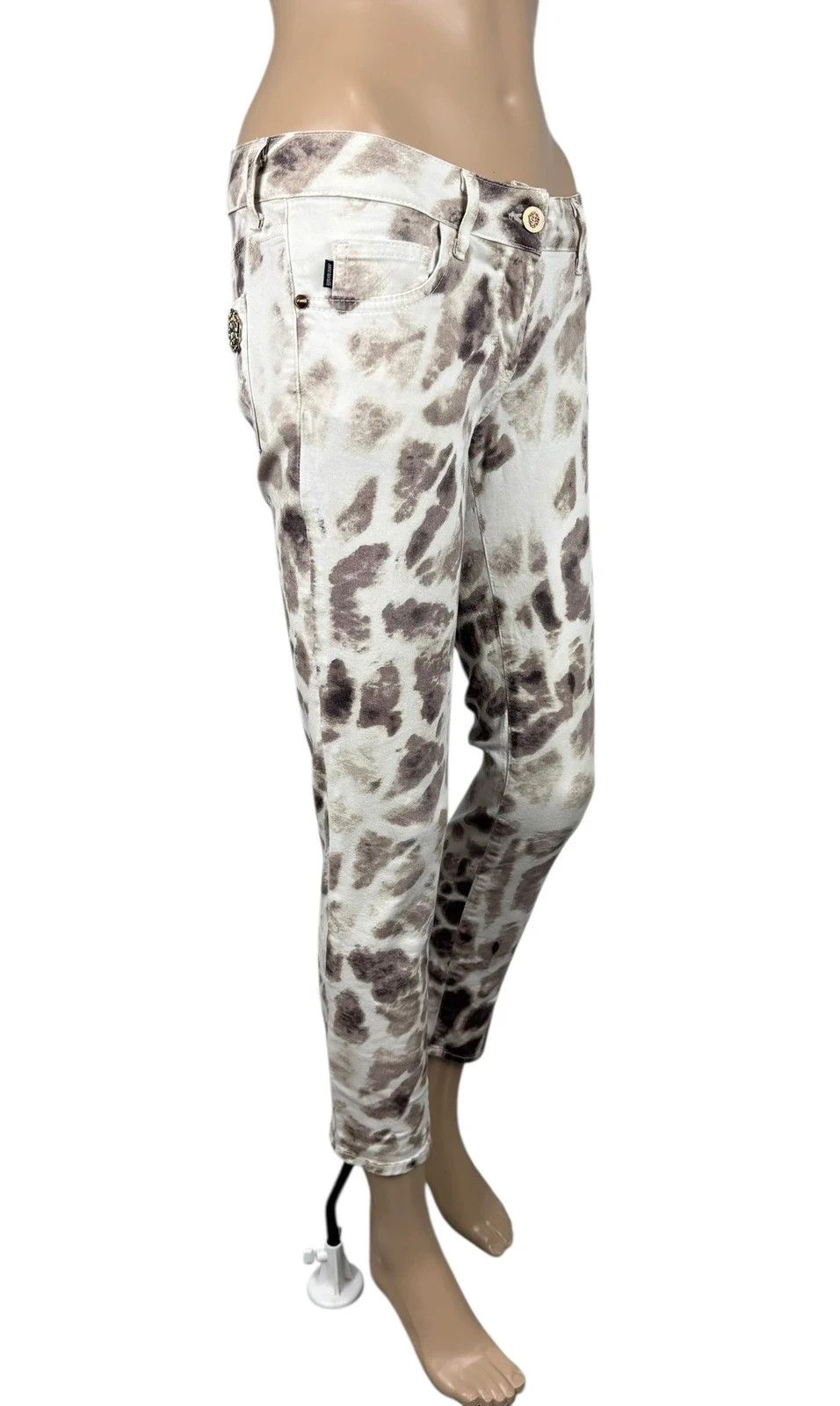 Just Cavalli Just Cavalli Skinny Printed Pants Crop size 27 Size 27" / US 4 / IT 40 - 5 Thumbnail