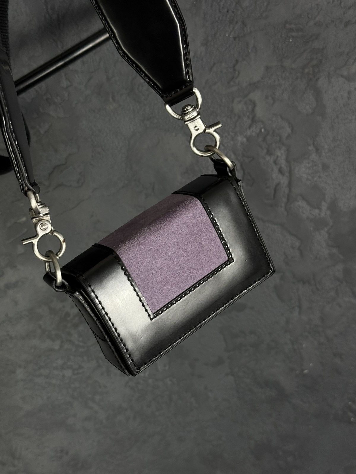 AMI AMI Small Panelled Box Bag Men’s Size ONE SIZE - 8 Thumbnail
