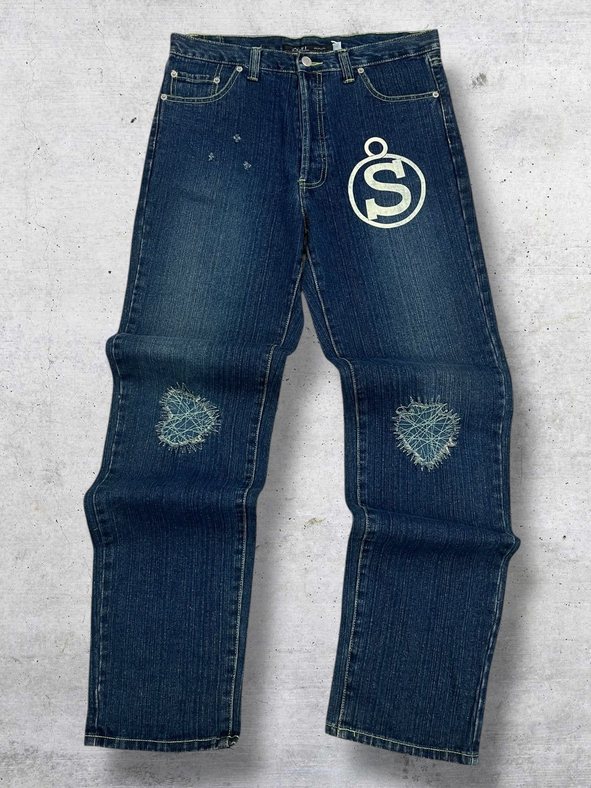 Hysteric Glamour VINTAGE SCENARIO STREETWEAR JAPAN DAICOCK DISTRESS OG DENIM Size US 33 - 7 Thumbnail