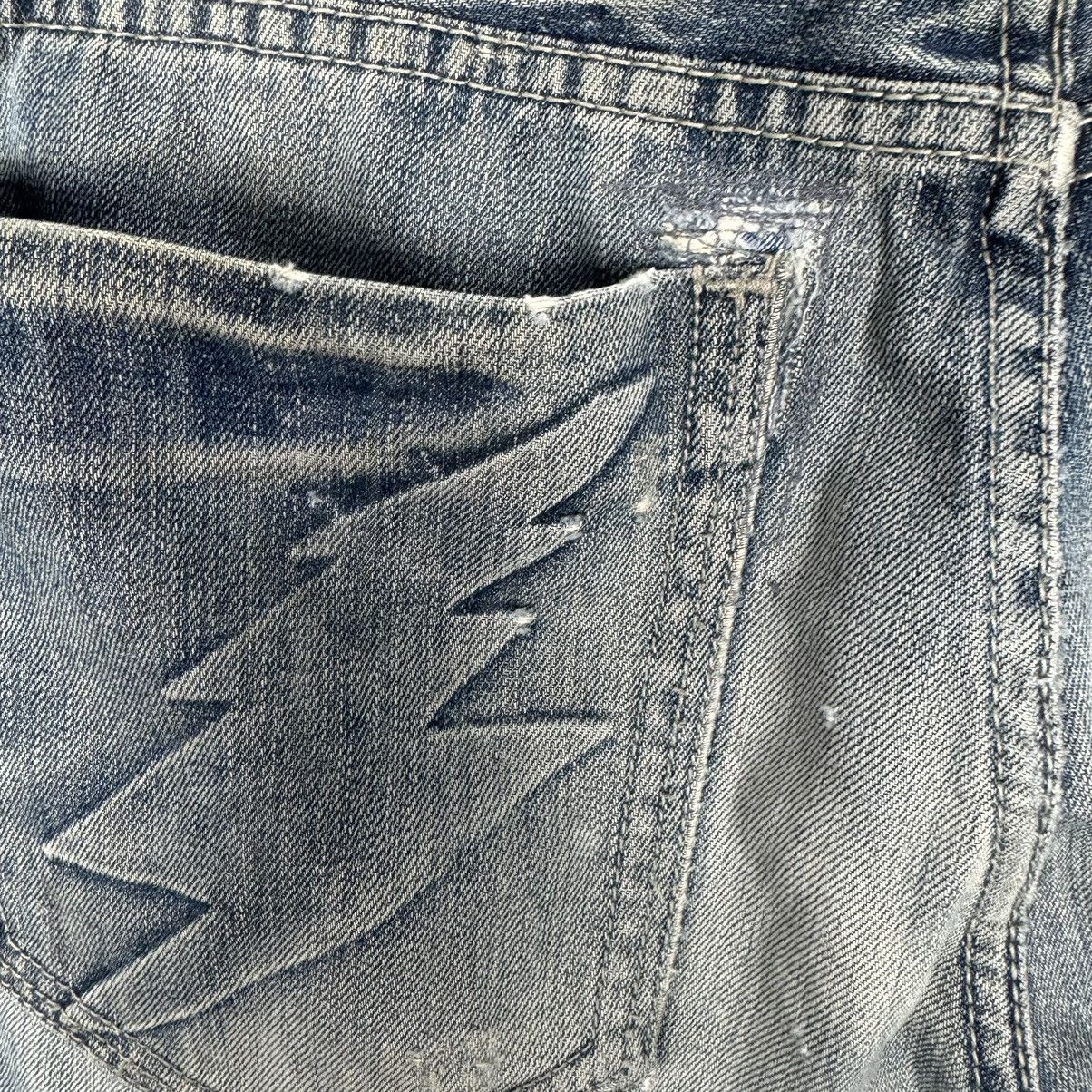 Japanese Brand ☀️GHOST BRAND TECHNICAL SKULL DENIM PANTS Size US 34 / EU 50 - 11 Thumbnail