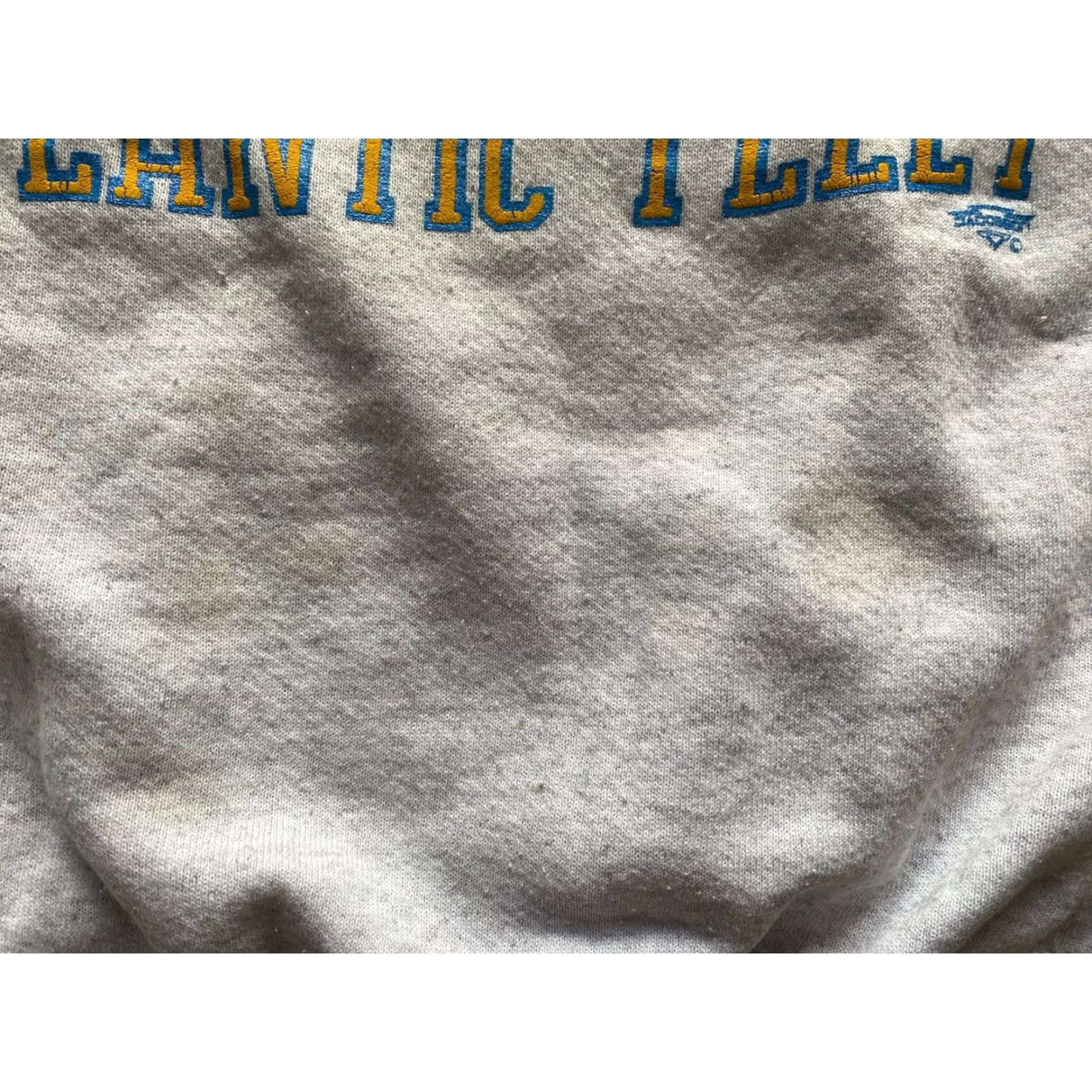 Vintage VINTAGE Santee Sweatshirt United States Navy Atlantic Fleet Men’s M Gray Pullover Sweatshirt M Mens Size US M / EU 48-50 / 2 - 6 Thumbnail