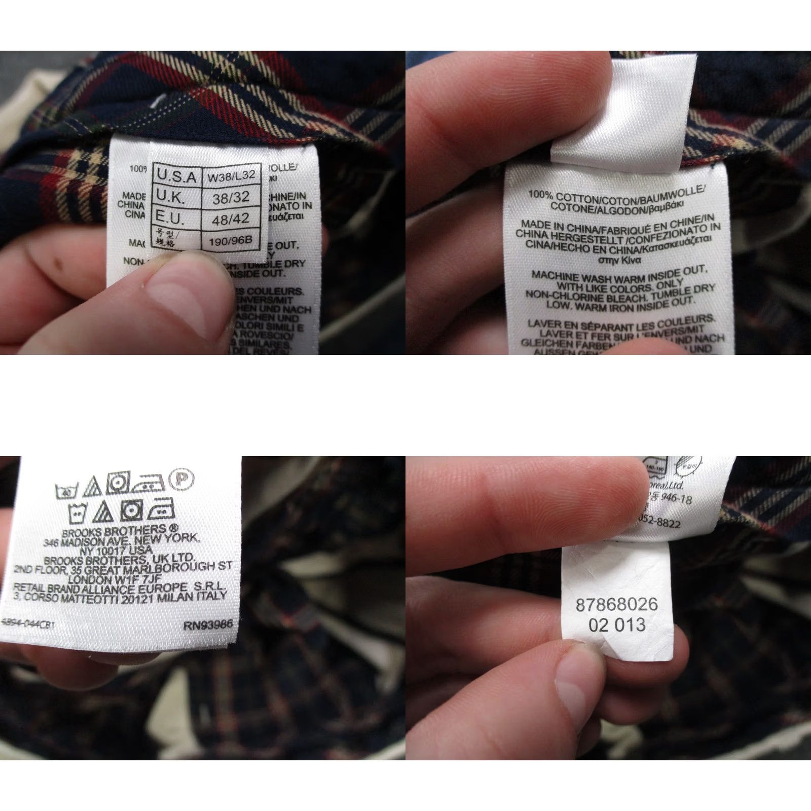 Brooks Brothers Brooks Brothers Pants Mens 38 X 32 Chino Floral Corduroy Milano Golf Business Size US 38 / EU 54 - 9 Thumbnail