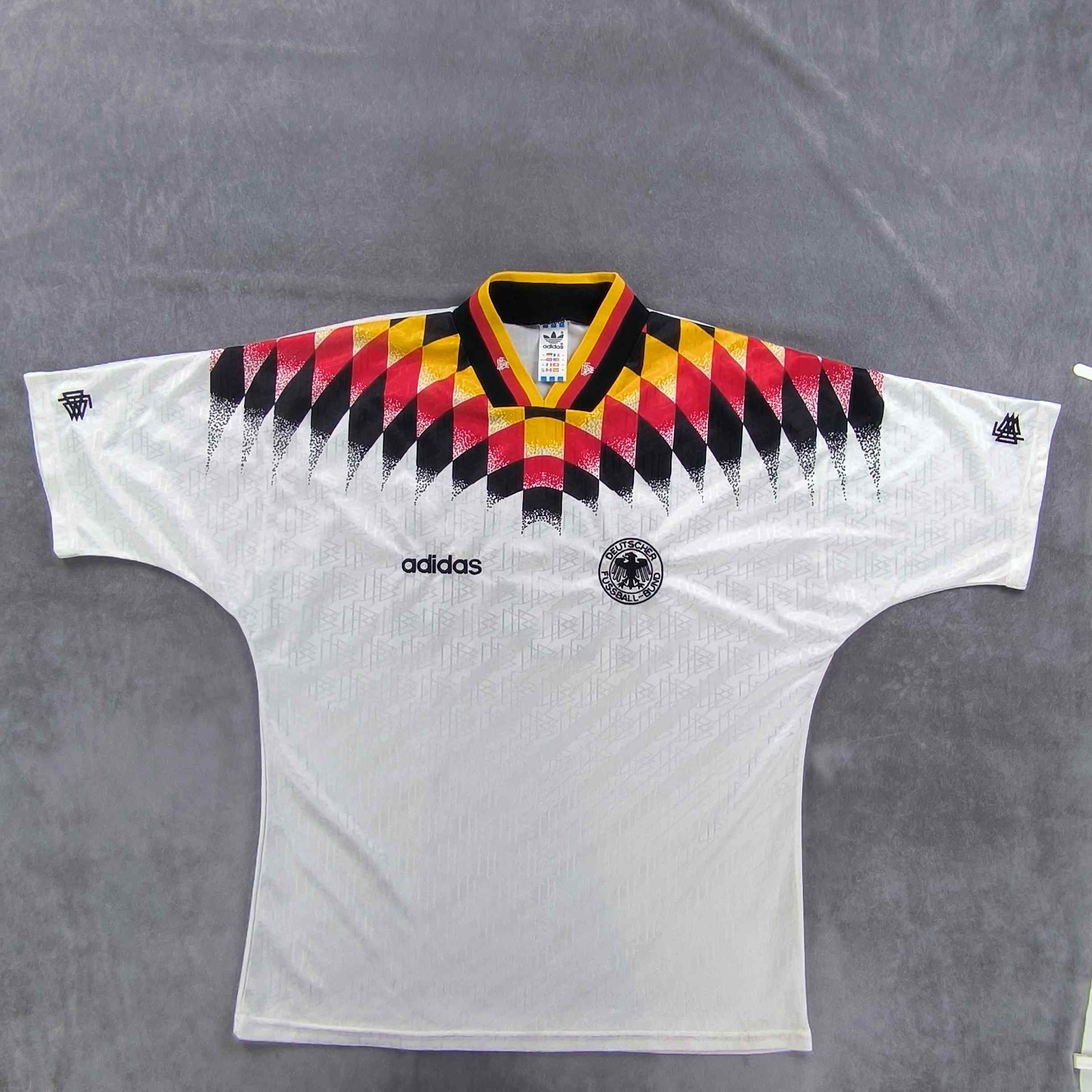 Adidas Germany 1994-96 Adidas home football jersey shirt size XL Size US XL / EU 56 / 4 - 1 Thumbnail