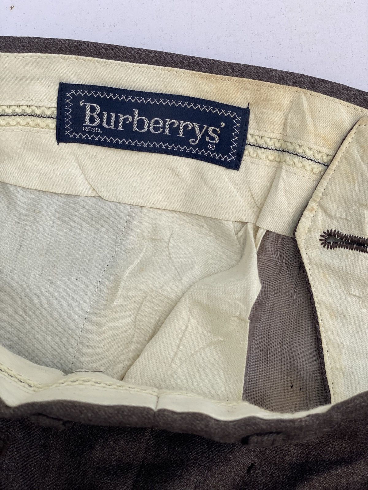 Burberry RARE Vintage Burberrys Trousers Workwear x Streetwear Size US 33 - 8 Thumbnail