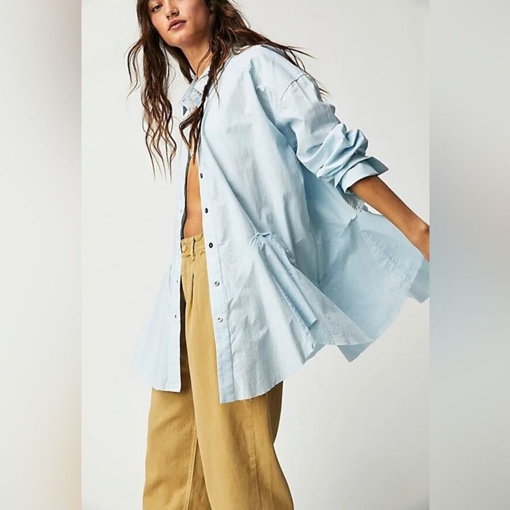 Free People Free People Freya Poplin Tunic Size XS. B18 Size XS / US 0-2 / IT 36-38 - 1 Thumbnail