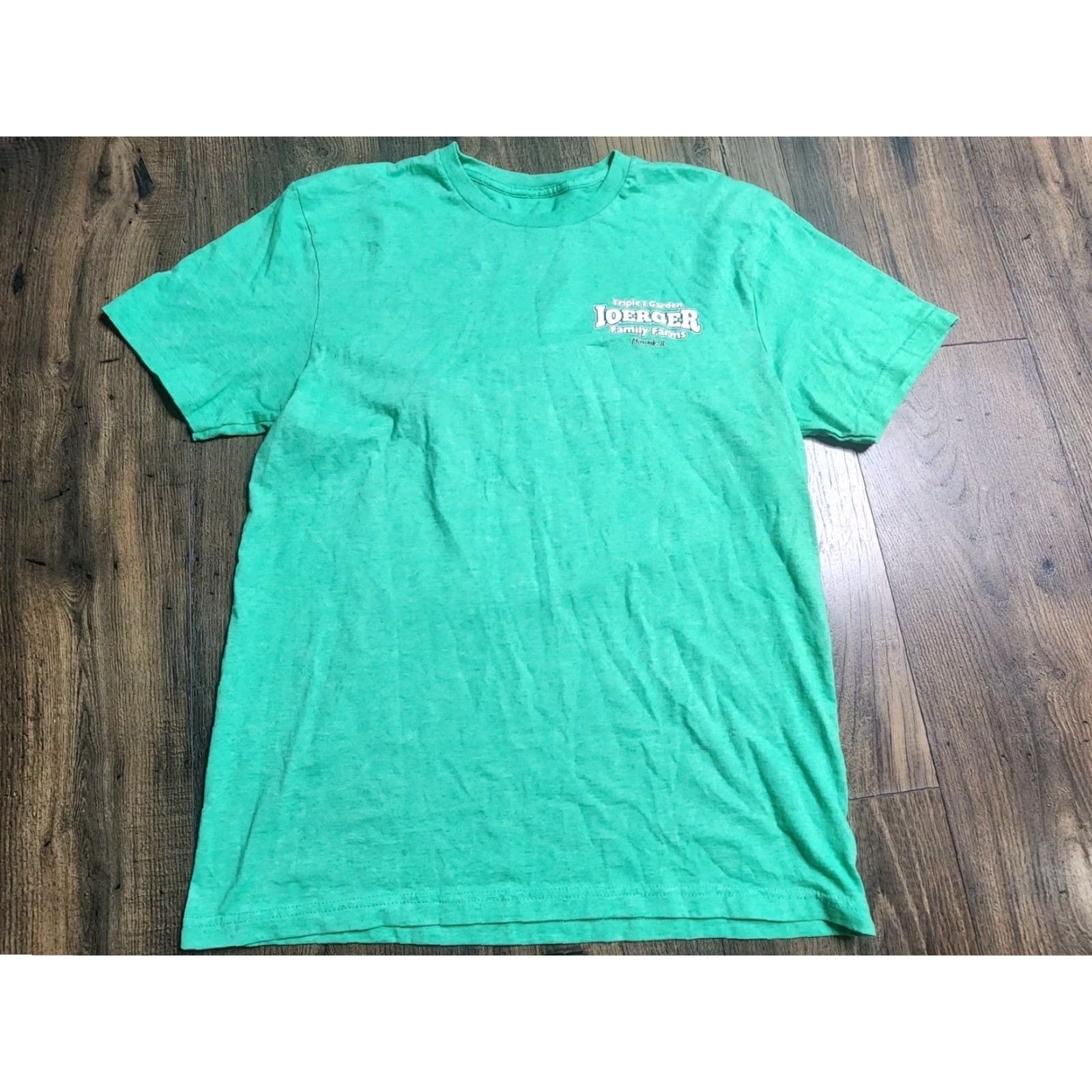 Doublet Ioerger Family Farms T-Shirt Adult Size S Green Funny Double-Sided Iowa Love My Garden Mens Size US S / EU 44-46 / 1 - 4 Thumbnail
