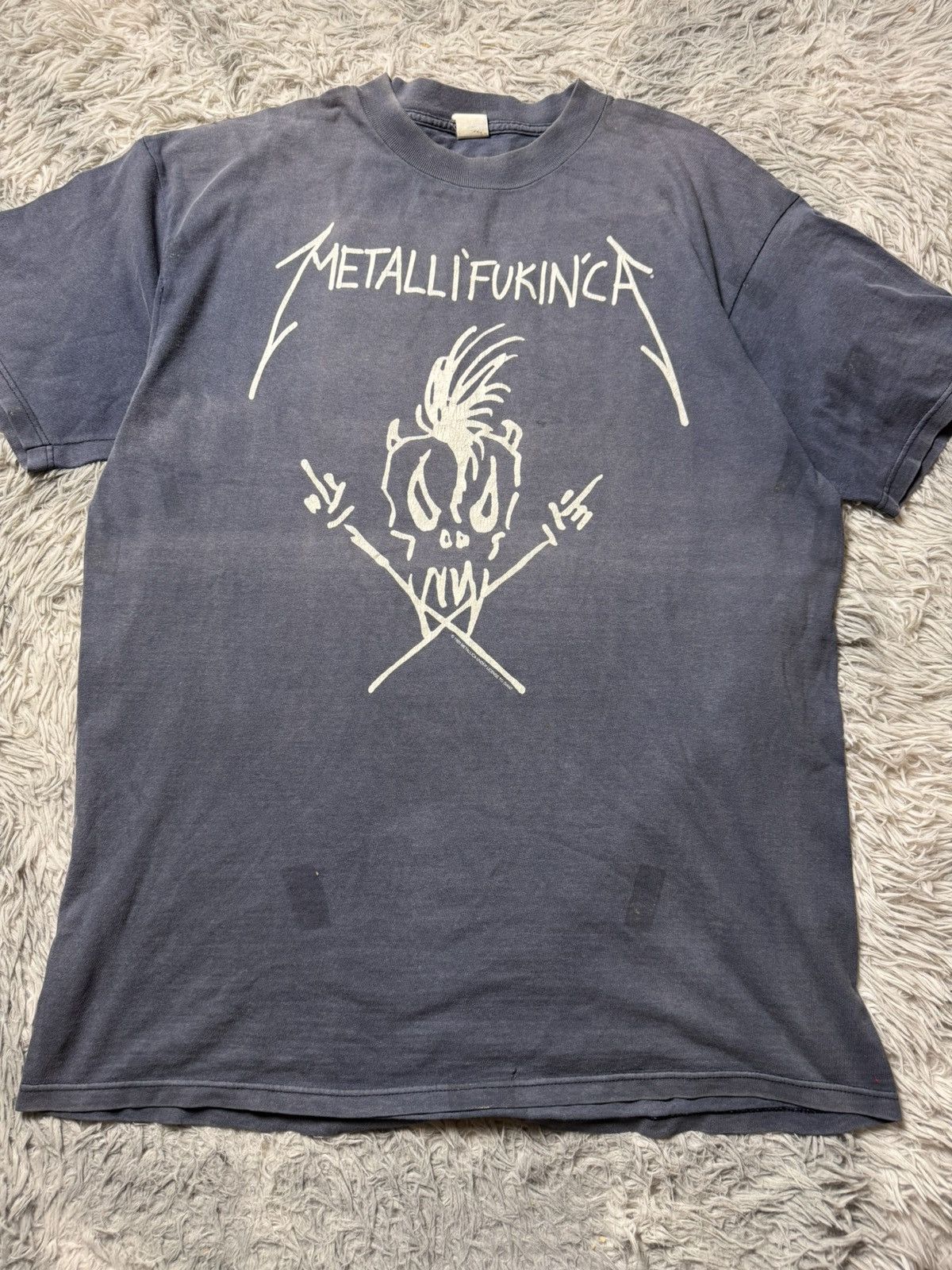 Metallica Vintage Metallica Metallfuckinca Been There Done It 1993 Size US XL / EU 56 / 4 - 1 Thumbnail
