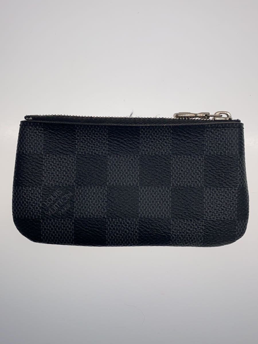 Louis Vuitton Louis Vuitton Damier Graphite Pochette Clé Grey Size ONE SIZE - 2 Thumbnail