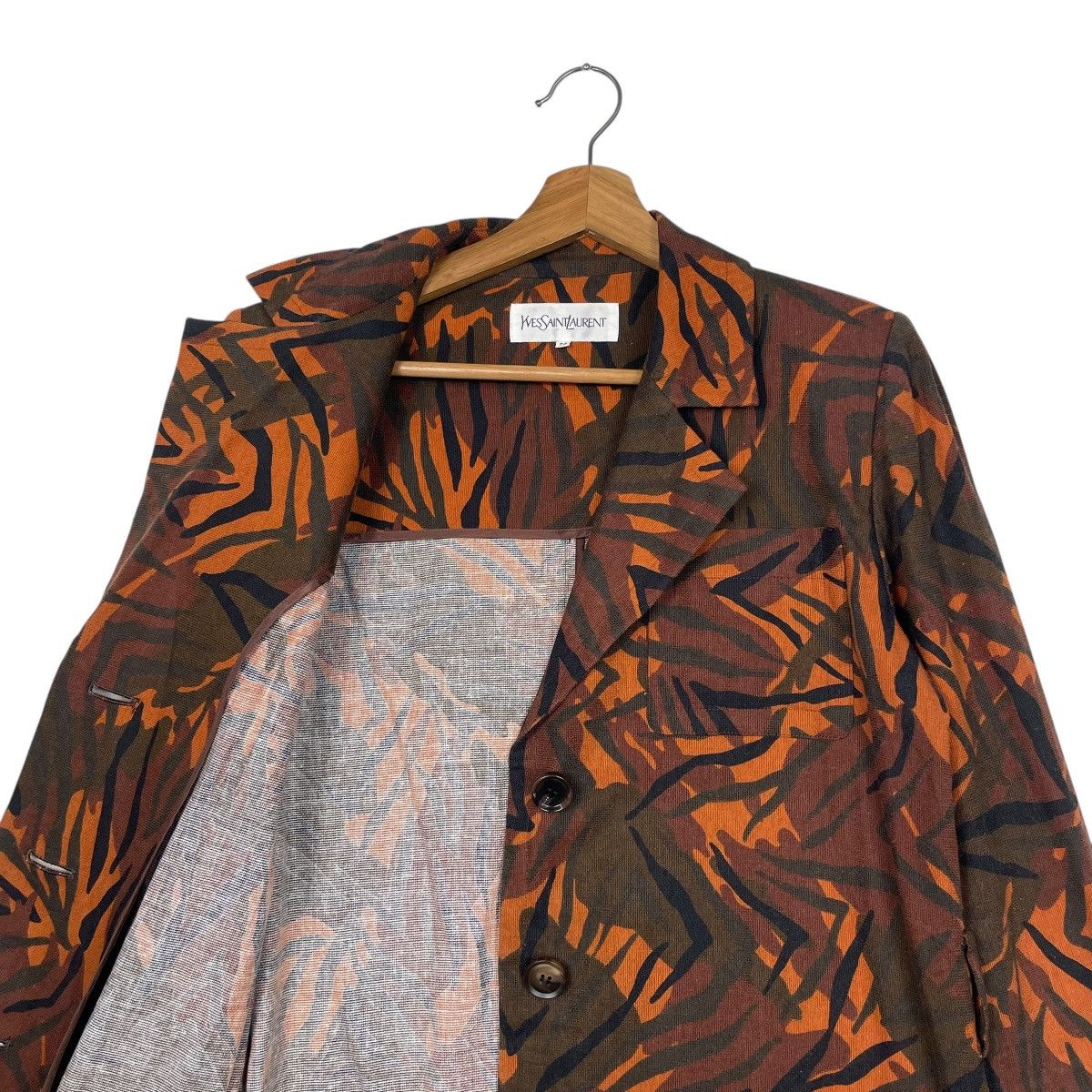 Yves Saint Laurent Yves Saint Laurent Abstract Design Jacket Size XS / US 0-2 / IT 36-38 - 10 Thumbnail