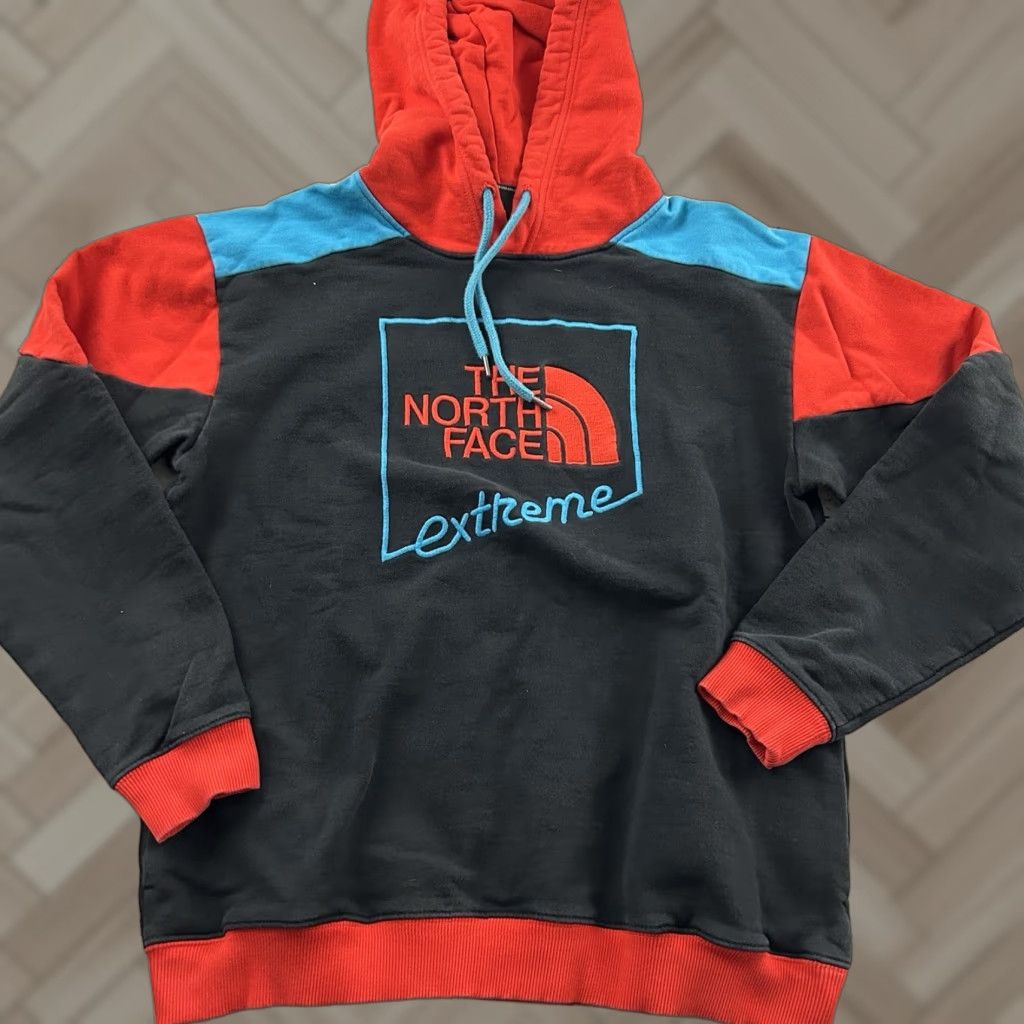The North Face The North Face Extreme Pullover Hoodie Sweatshirt Mens S Blue Fire Red Pullover Hoodie Mens Small Blue The North Face Hoodie Mens S Blue Size US S / EU 44-46 / 1 - 1 Thumbnail