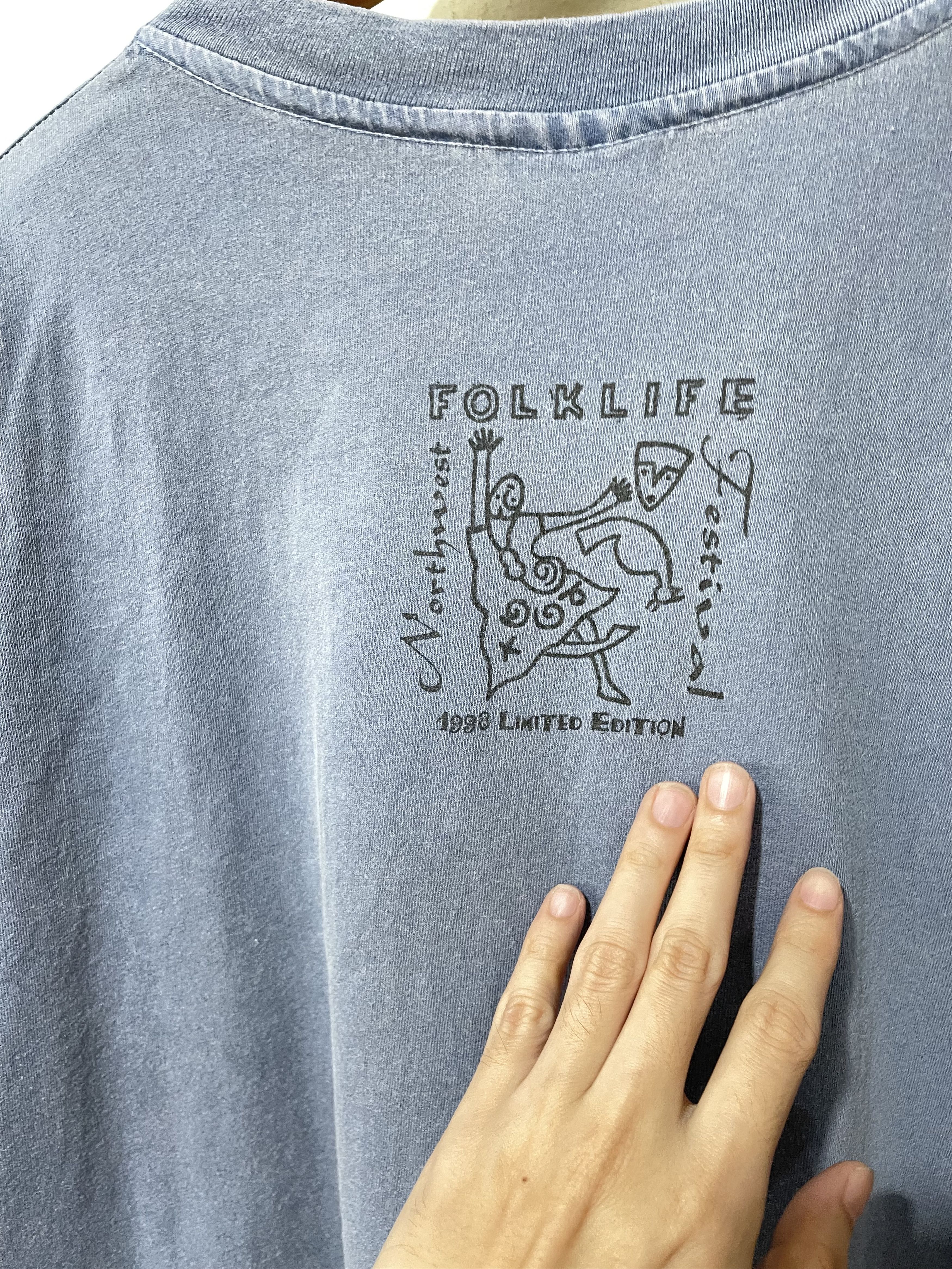 Vintage Vintage 90s Northwest Folklife Shirt Size US XL / EU 56 / 4 - 5 Thumbnail