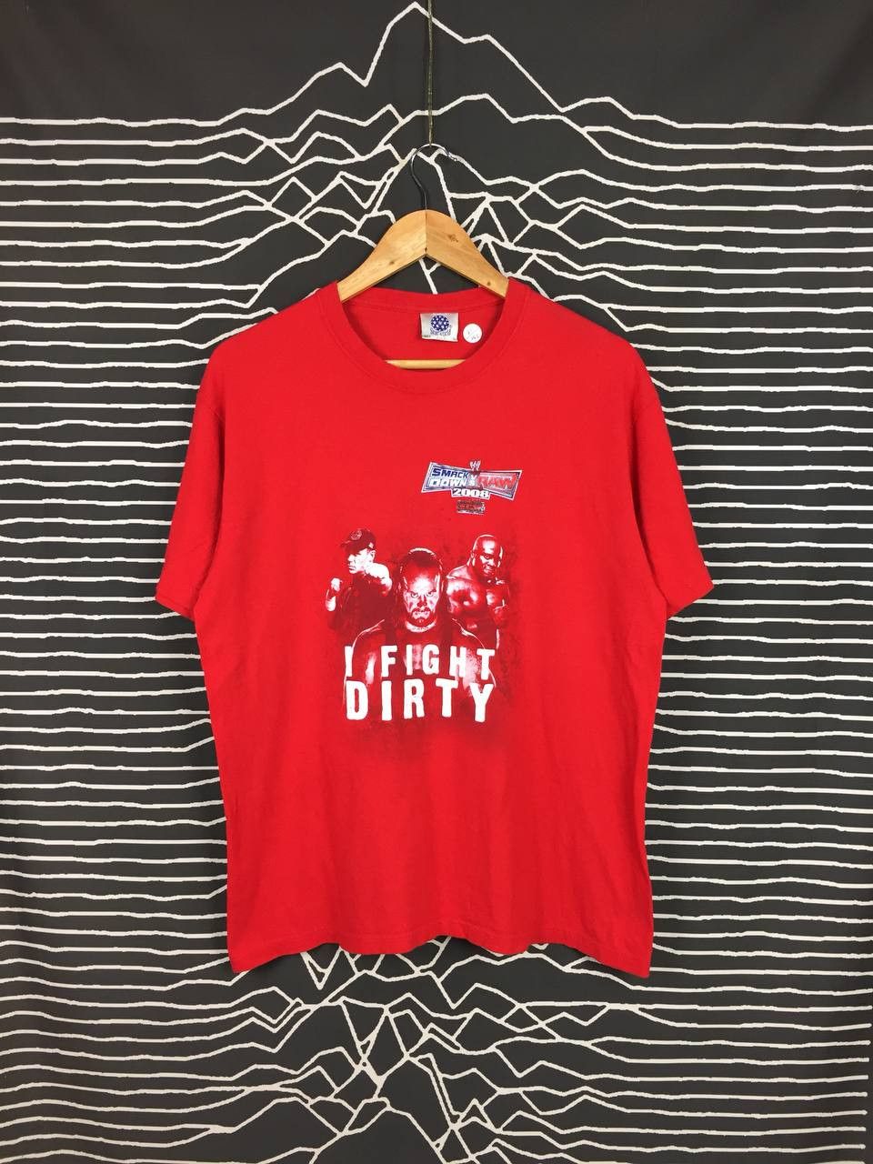 Vintage × WWE × WWF Smackdown Raw 2008 I Fight Dirty Undertaker John Cena Tee Size US L / EU 52-54 / 3 - 1 Thumbnail