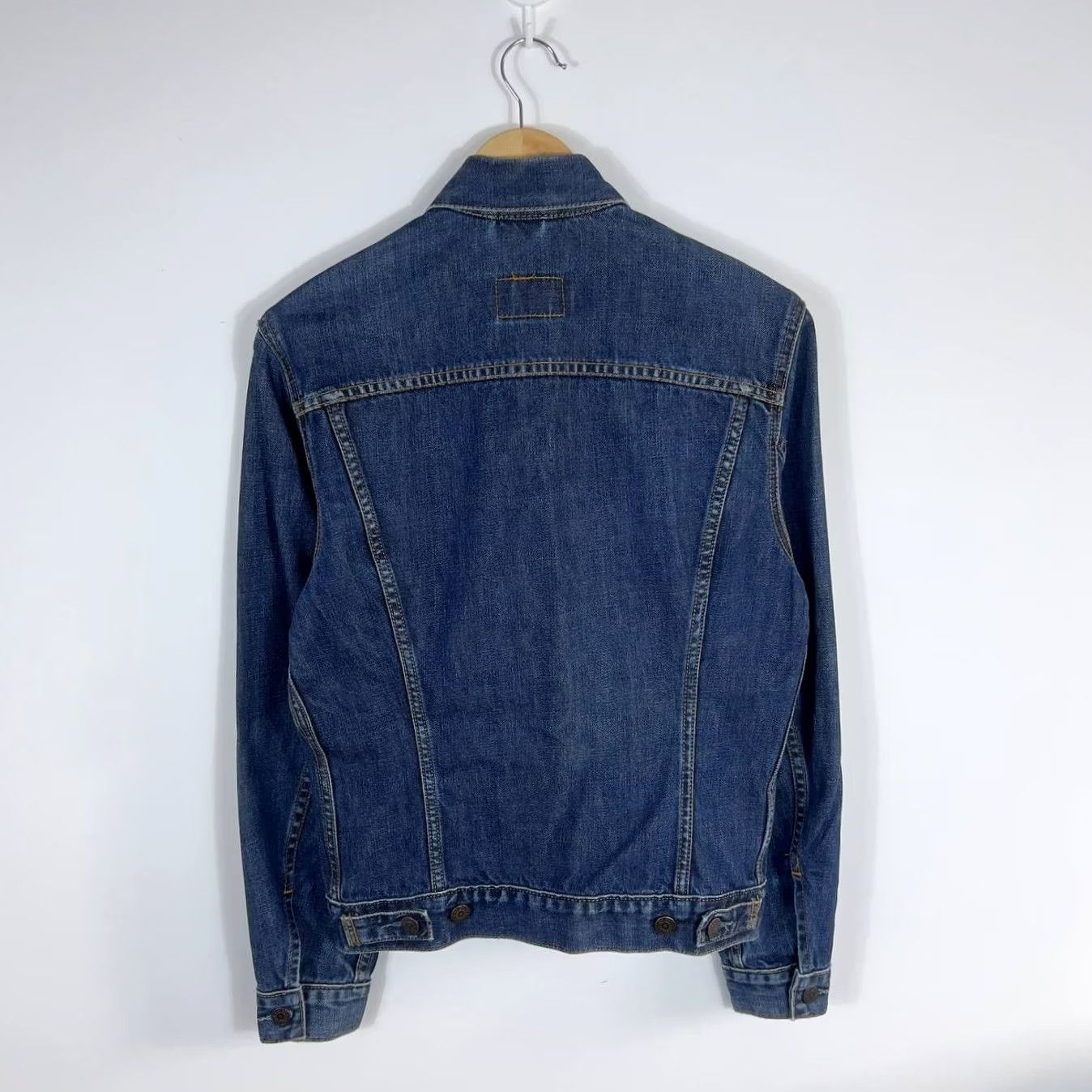 Levi's Levi’s Denim Jacket Women’s M Blue Long Sleeve Jacket Regular Fit Spring Fall Winter Size M / US 6-8 / IT 42-44 - 5 Thumbnail