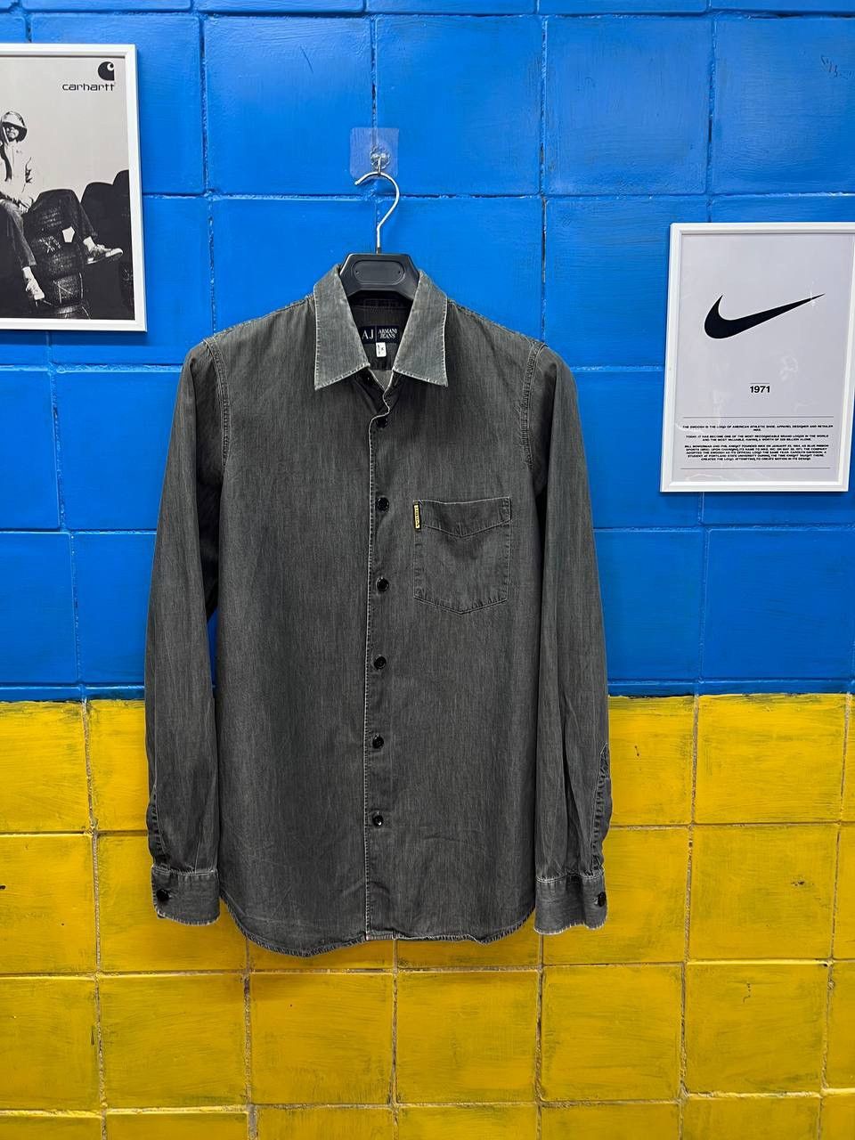 Armani × Vintage Armani jeans vintage shirt Size US M / EU 48-50 / 2 - 1 Thumbnail