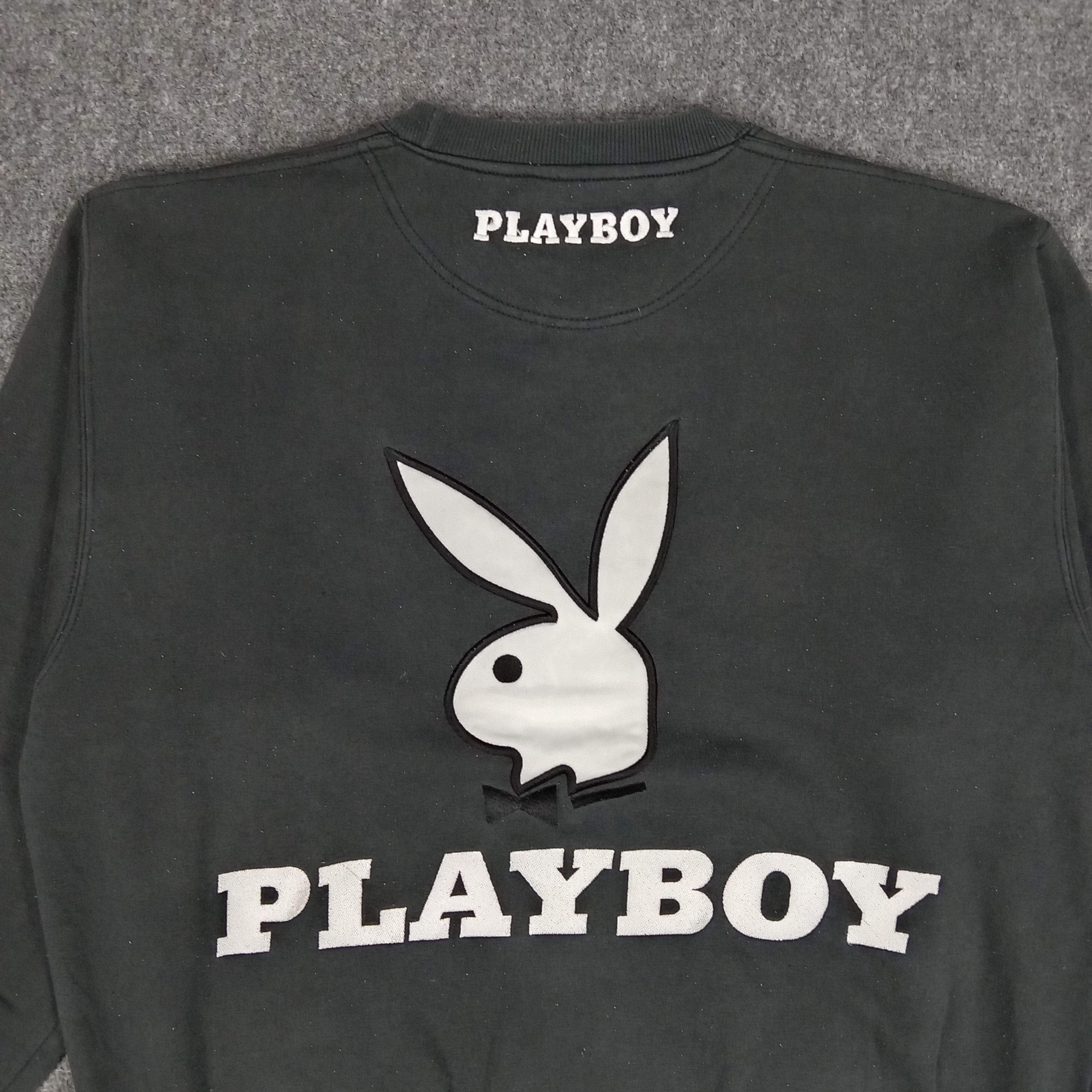 Playboy × Vintage Playboy Embroidery Big Logo Design Sweatshirt Size US L / EU 52-54 / 3 - 2 Thumbnail
