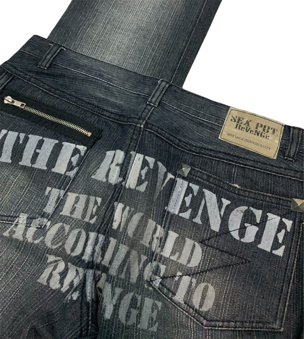 Le Grande Bleu (L.G.B.) Seditionaries Punk Sex Pot Revenge Denim Size US 32 / EU 48 - 2 Thumbnail