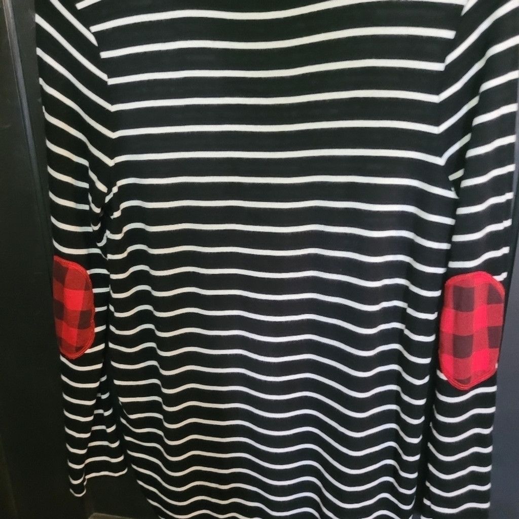 Other market & spruce, black & white striped shirt, Size M nwot Size L / US 10 / IT 46 - 6 Thumbnail