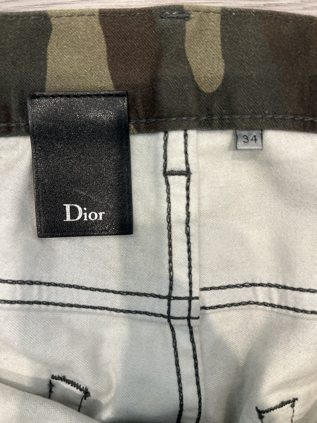 Dior Mens 34 Camo Dior Pants Size US 34 / EU 50 - 3 Thumbnail