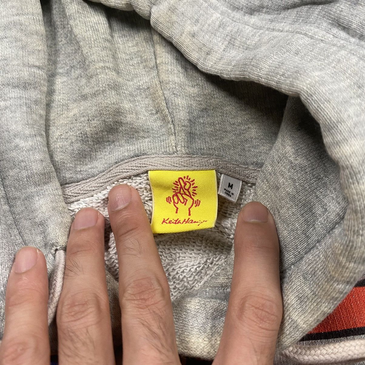 Keith Haring × Vintage y2k Keith Haring USA Flag Art Distressed Pullover Size US M / EU 48-50 / 2 - 9 Thumbnail