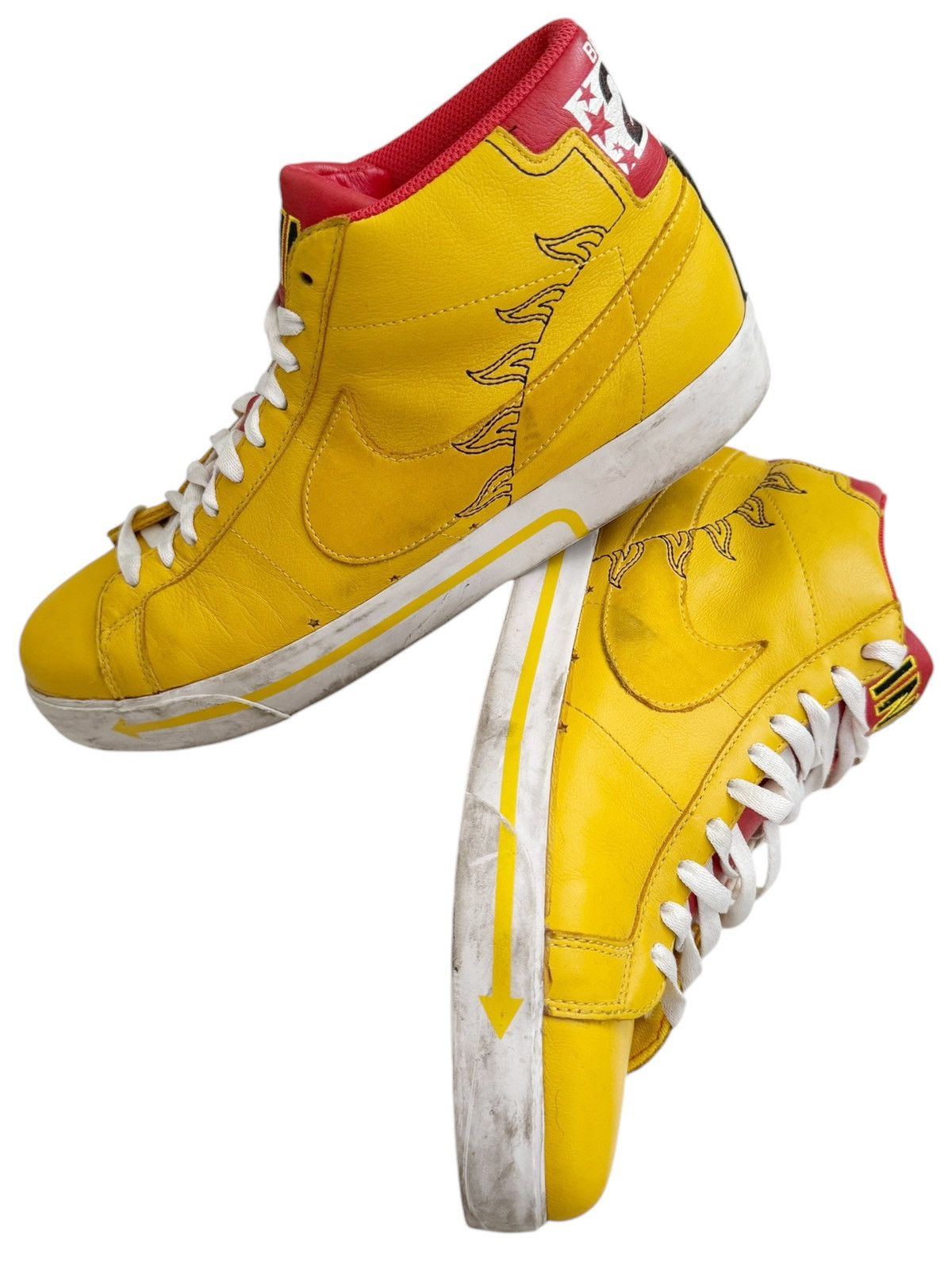 Nike 2008 Michael Lau China BMX Beijing Blazer Size US 12 / EU 45 - 5 Thumbnail