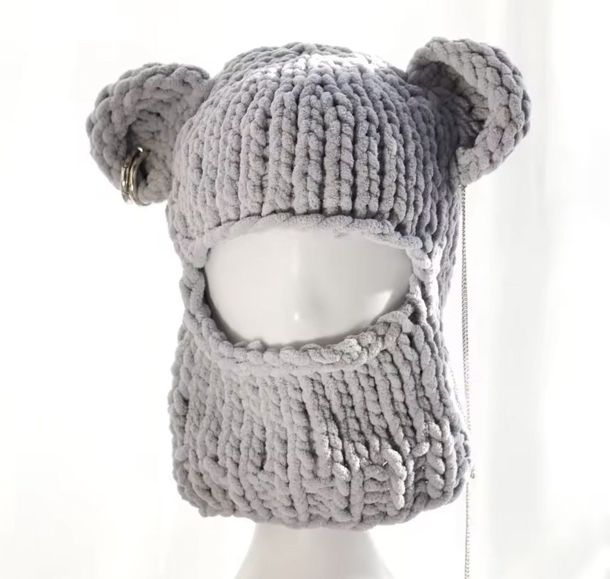 VIBE BALACLAVA Teddy Bear style ck205w39nyc Size ONE SIZE - 5 Thumbnail