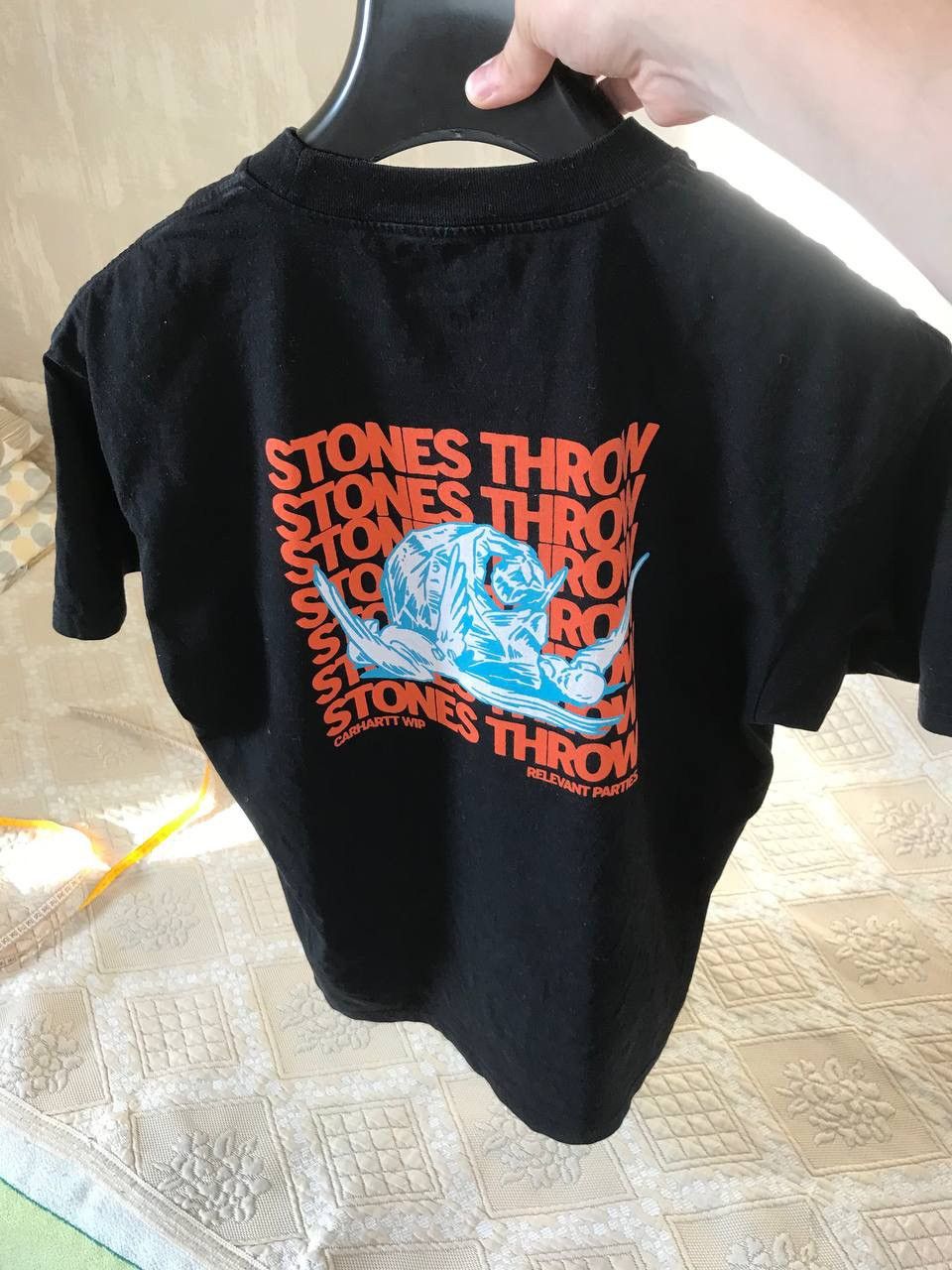 Carhartt Wip 🔥 Carhartt WIP x Relevant Parties Stones Throw T Shirt Size US M / EU 48-50 / 2 - 7 Thumbnail