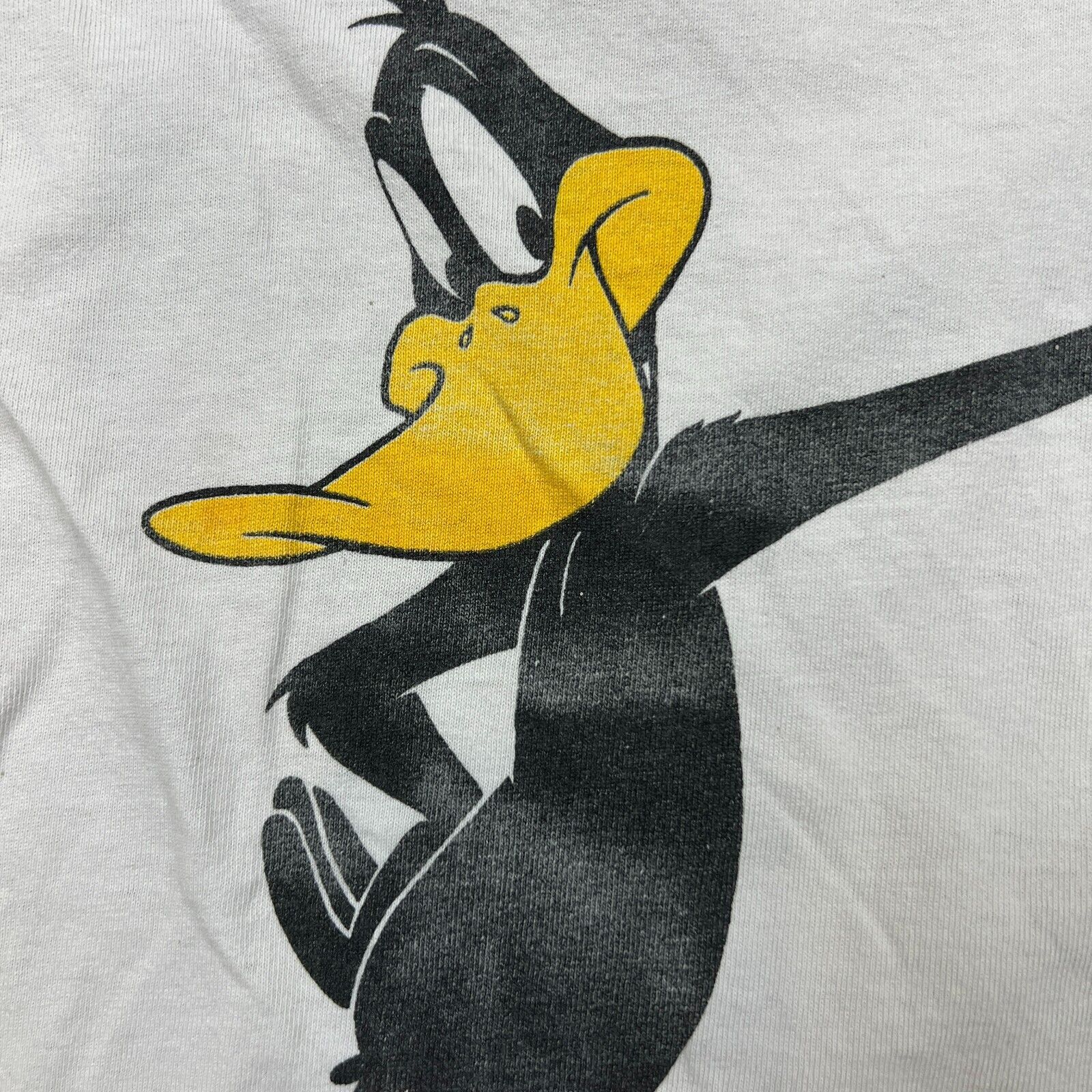 Cartoon Network × Vintage × Warner Bros 1991 Looney Tunes Daffy Duck T Shirt Warner Bros Cartoon Tee Size US XL / EU 56 / 4 - 4 Thumbnail