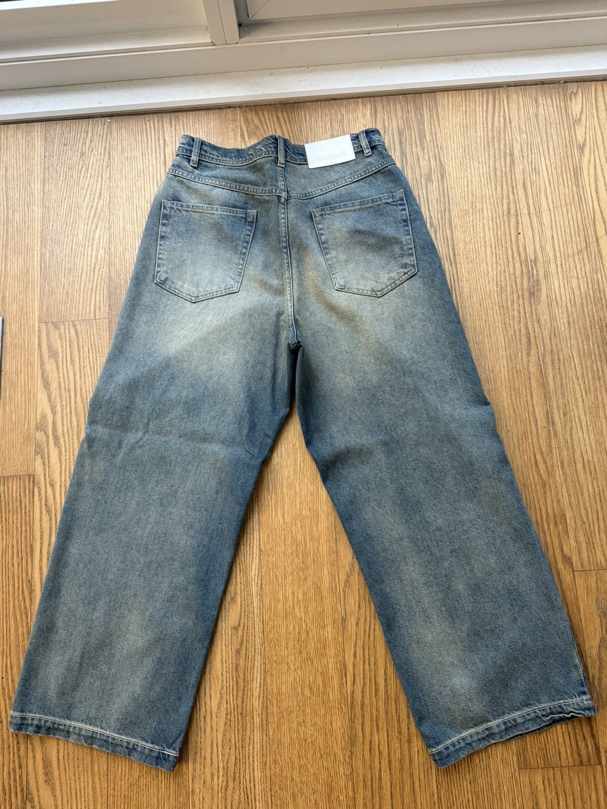 About:Blank About:blank Wide-Leg Denim Jean - Dirty Wash - Size S Size US 30 / EU 46 - 2 Thumbnail