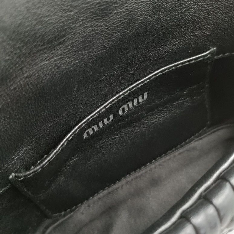 Miu Miu Miu Miu Miu Crystal Nappa Leather Mini-bag Size ONE SIZE - 4 Thumbnail