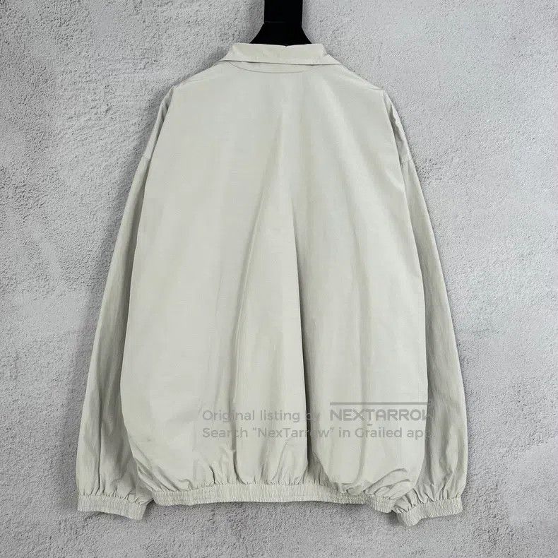 Balenciaga Balenciaga Solid Collar Zipper Jacket Beige Size US L / EU 52-54 / 3 - 2 Thumbnail