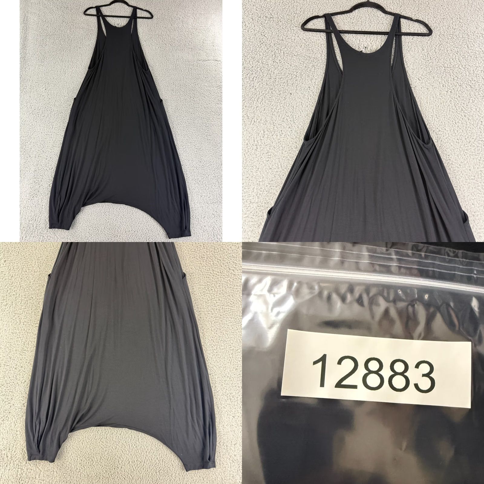 Eileen Fisher Eileen Fisher Jumpsuit Womens XXS Black Sleeveless Pull On Pockets Stretch Size 24" / US 00 / IT 34 - 9 Thumbnail