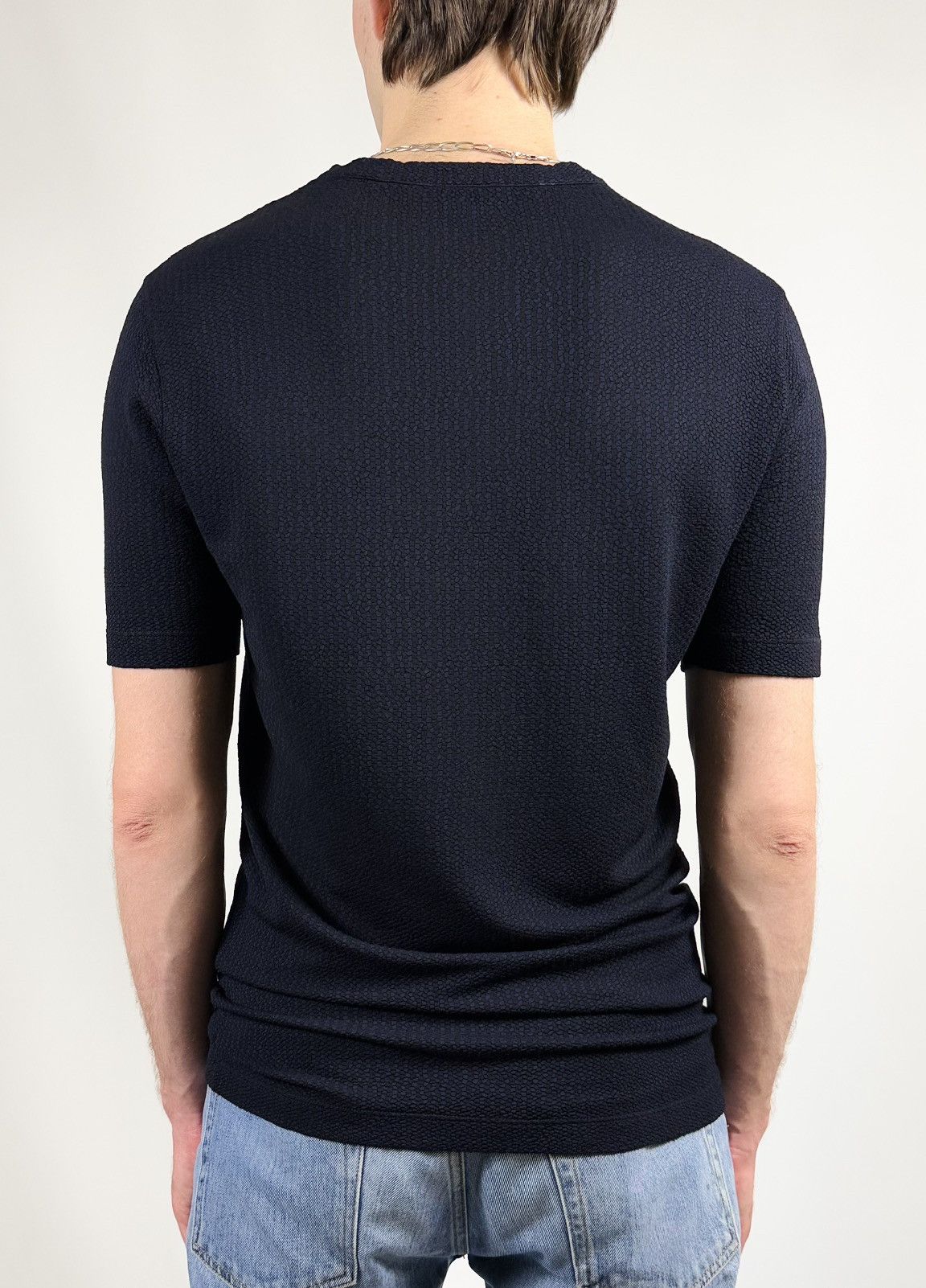 Giorgio Armani Giorgio Armani Viscose Knit T-Shirt Size US L / EU 52-54 / 3 - 5 Thumbnail