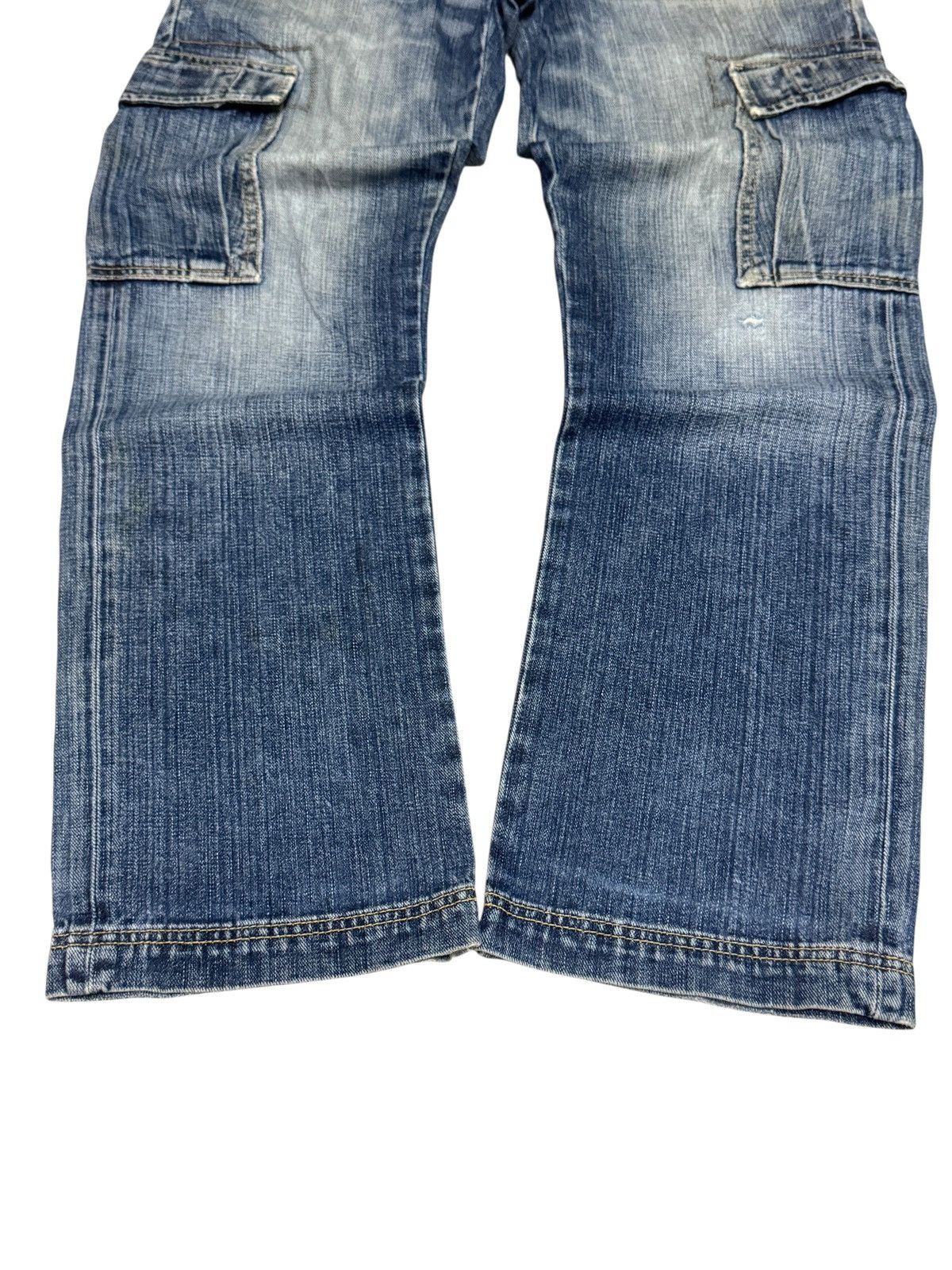 Gap Cargo GAP Multipocket Distressed Denim Pants Size US 33 - 8 Thumbnail
