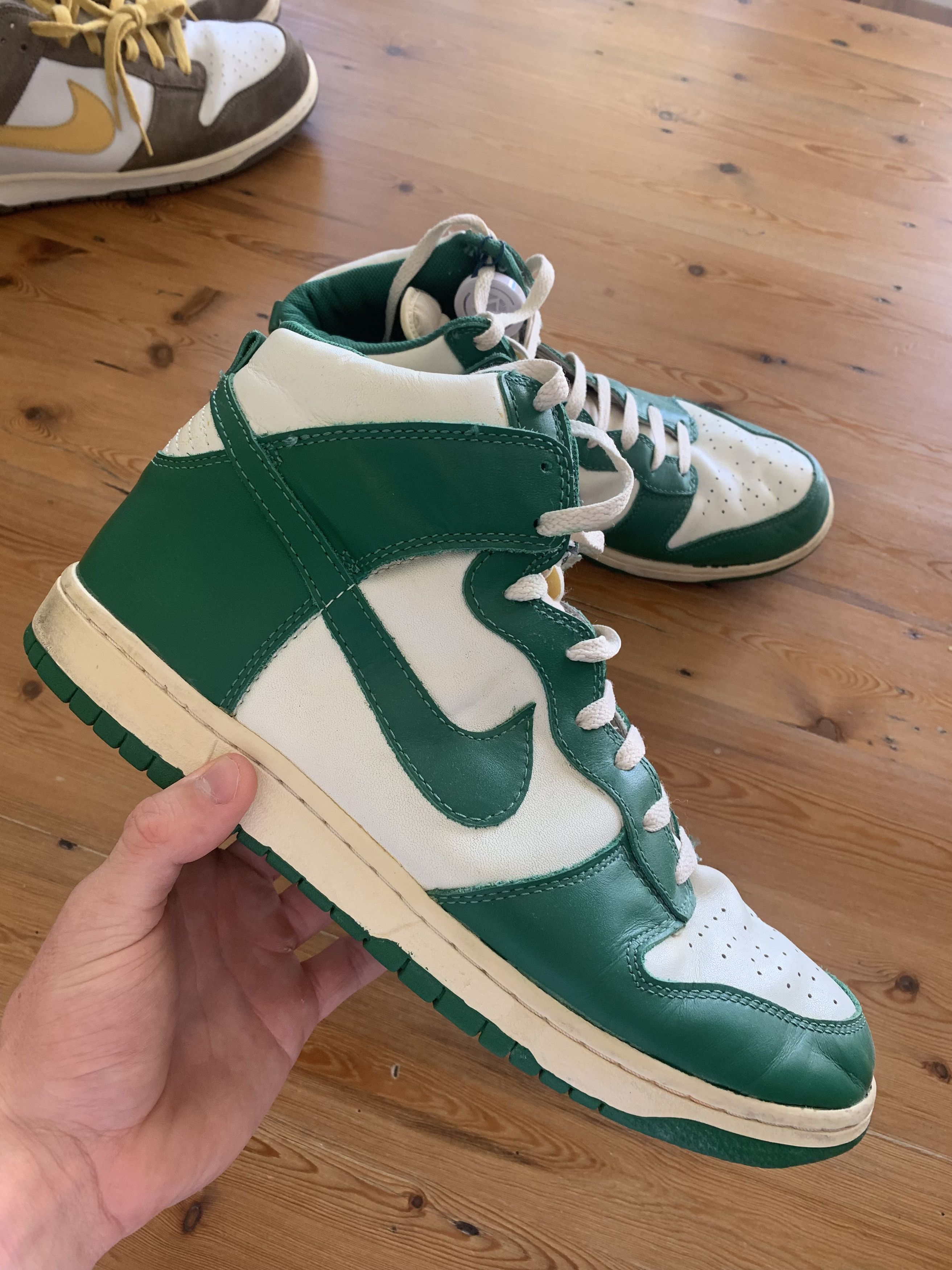 image of Nike Dunk High Vintage Pine Green (2008) Shoes, Men's (Size 12)
